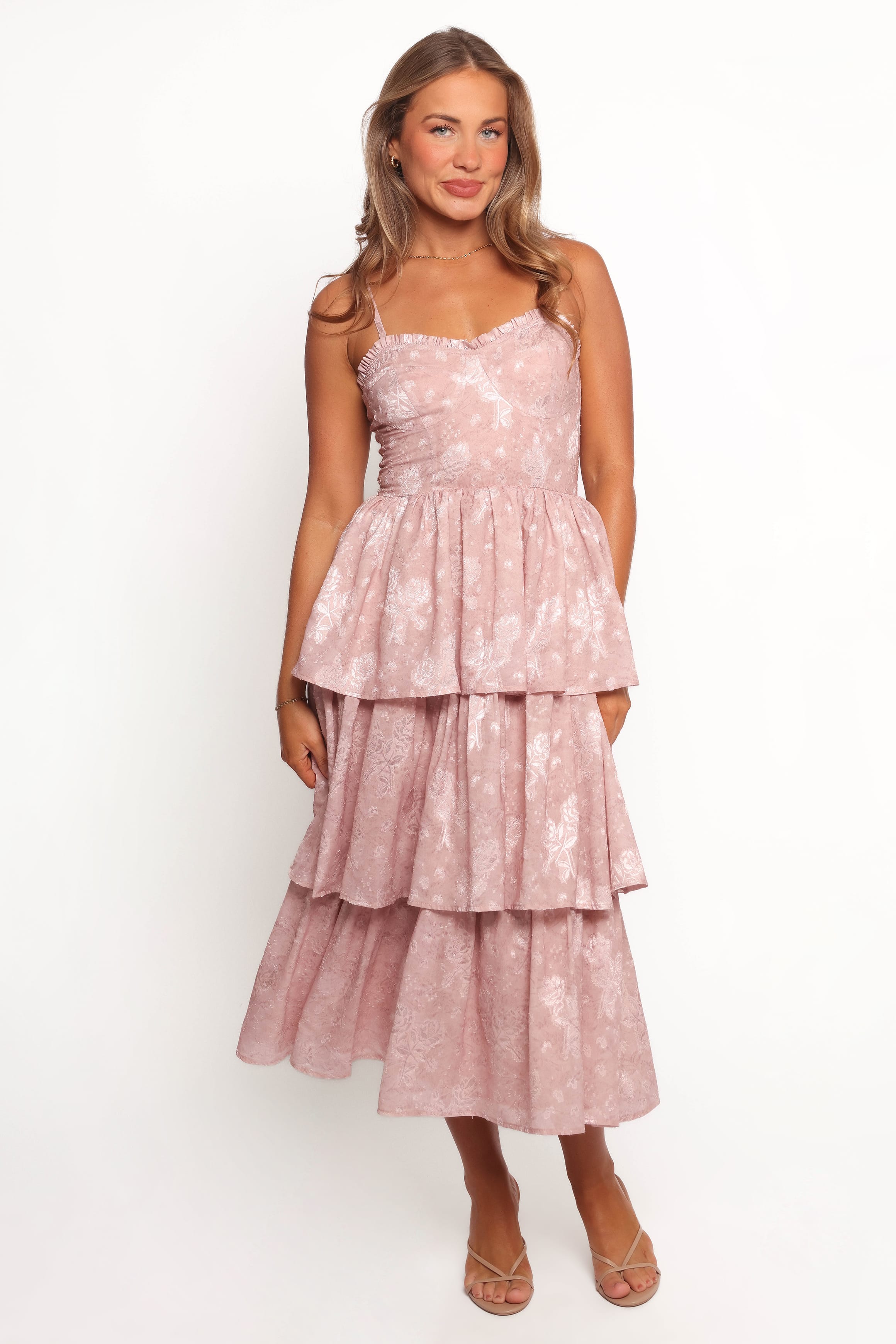 Imogene Midi Dress - Mauve