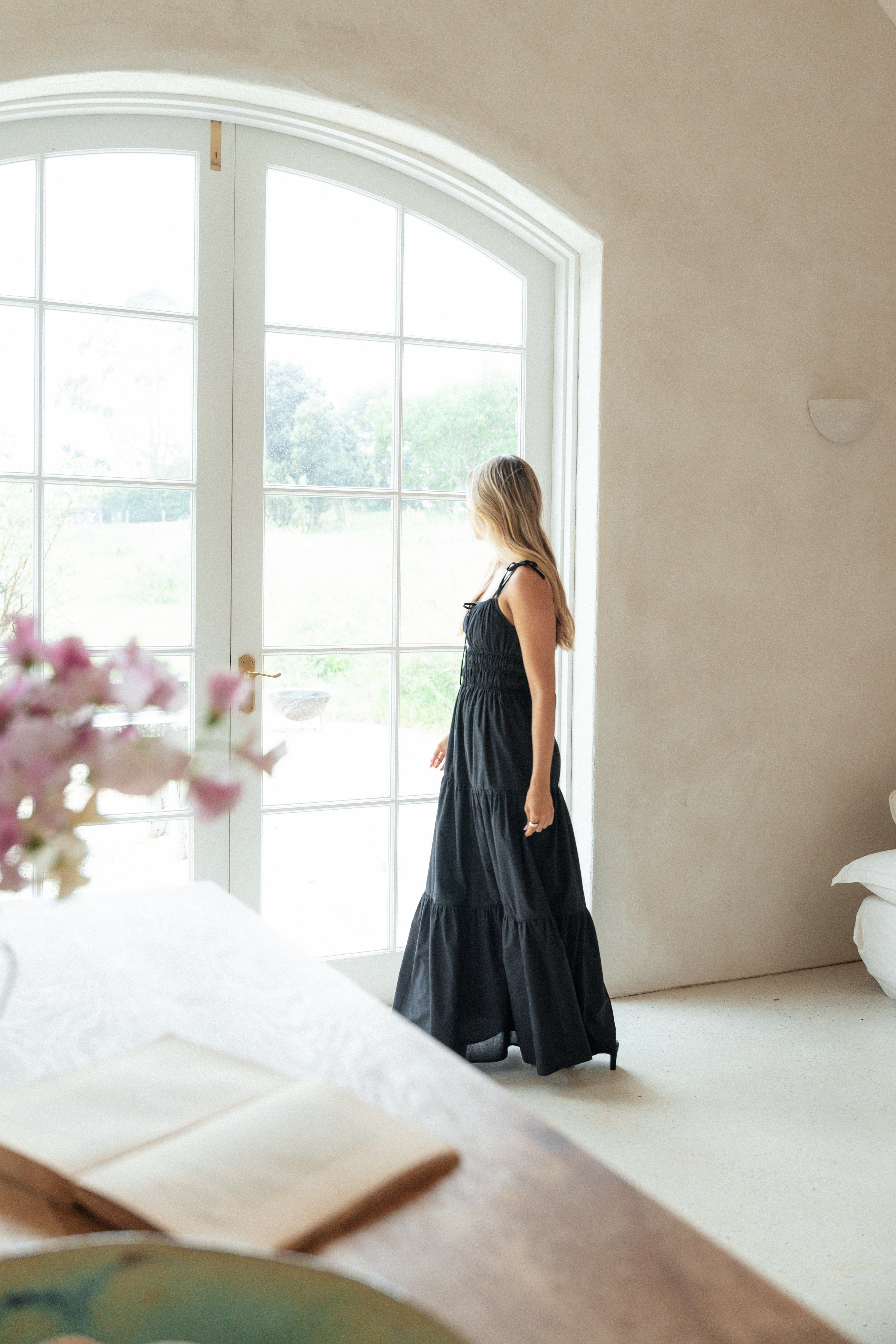 Ione Maxi Dress - Black