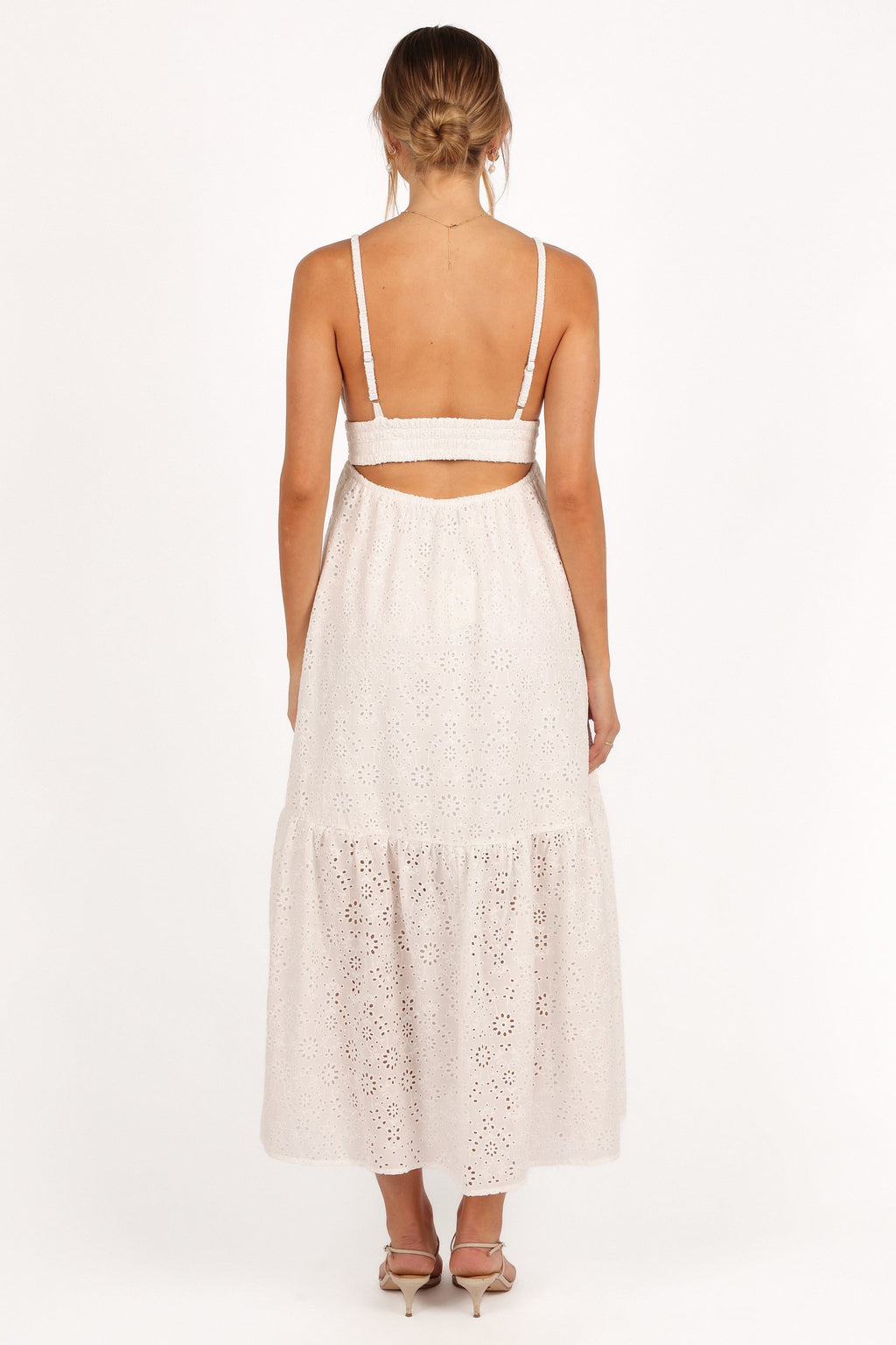 Ivannah Midi Dress - Ivory
