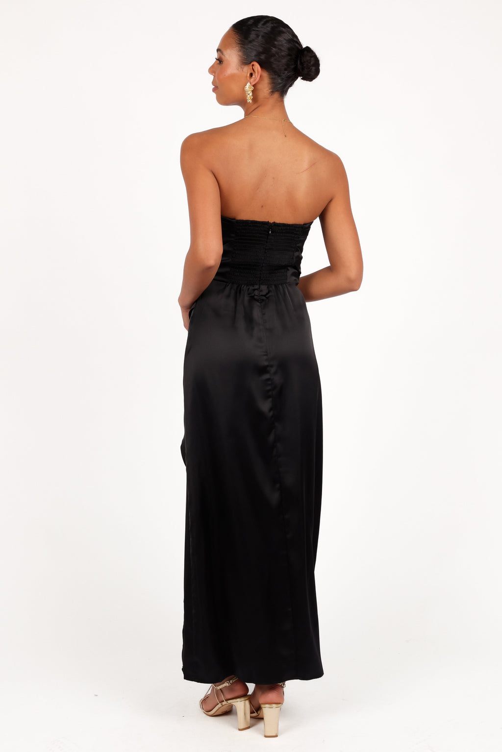 Kara Strapless Maxi Dress - Black