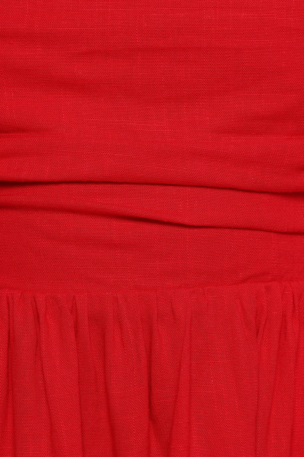 Katy Strapless Mini Dress - Red