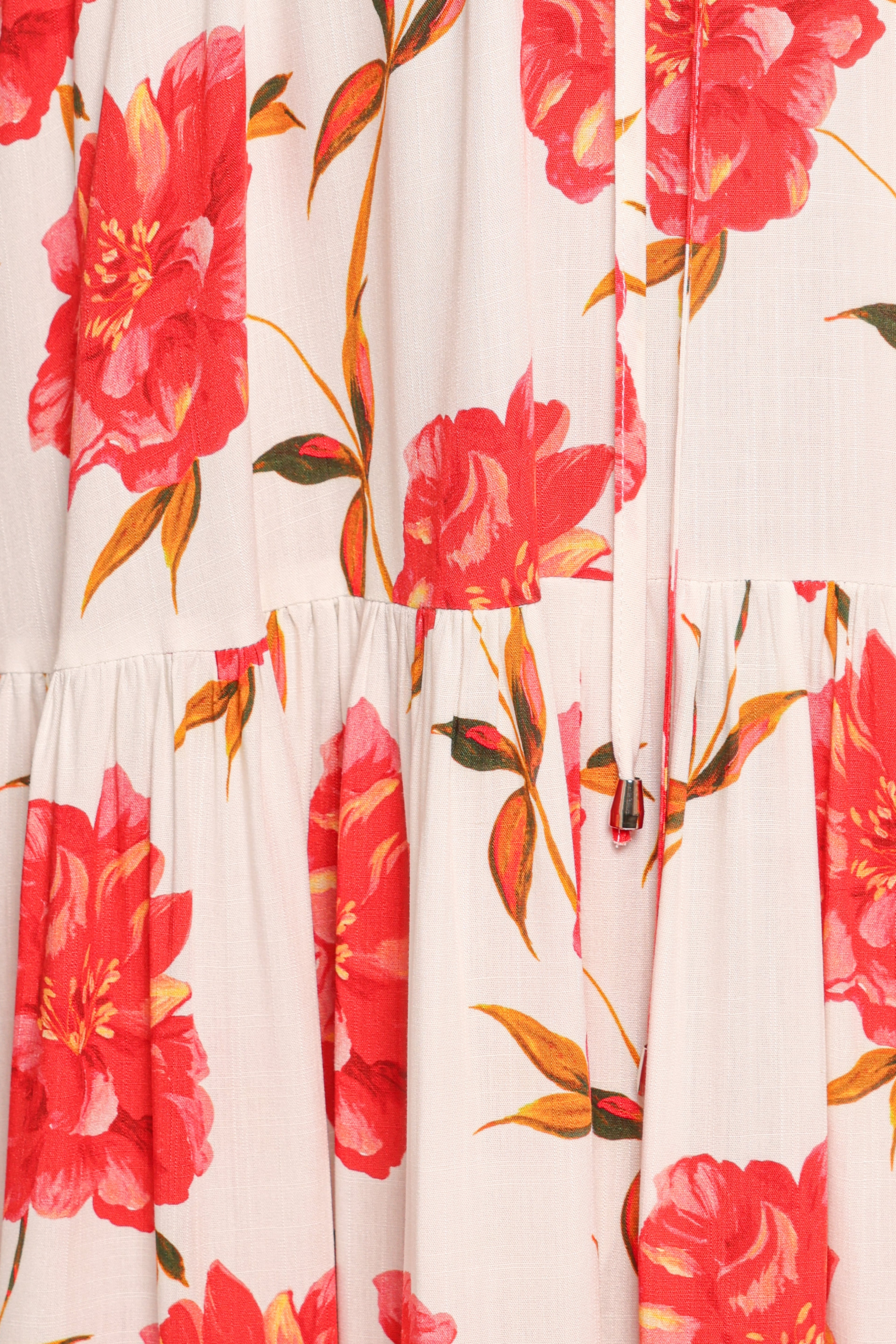 Kelda Dress - Red Floral