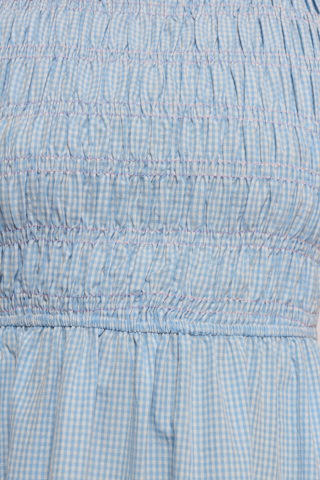Lanna Maxi Dress - Blue Gingham