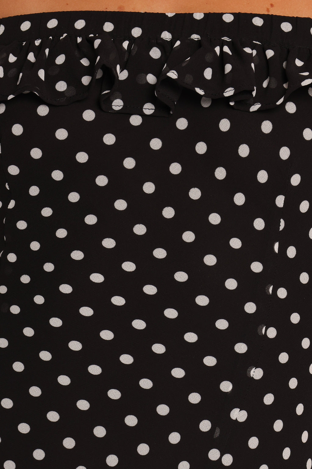 Layana Midi Dress - Black/White
