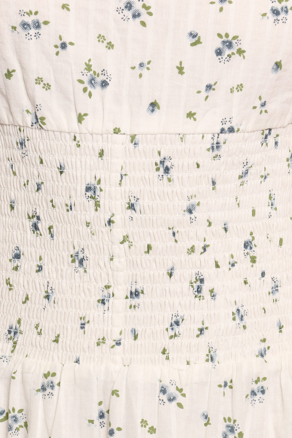 Leticia Midi Dress - Blue Ditsy Floral