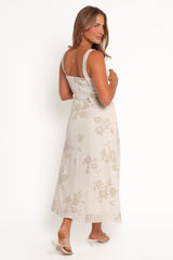 Liora Midi Dress - Antique White