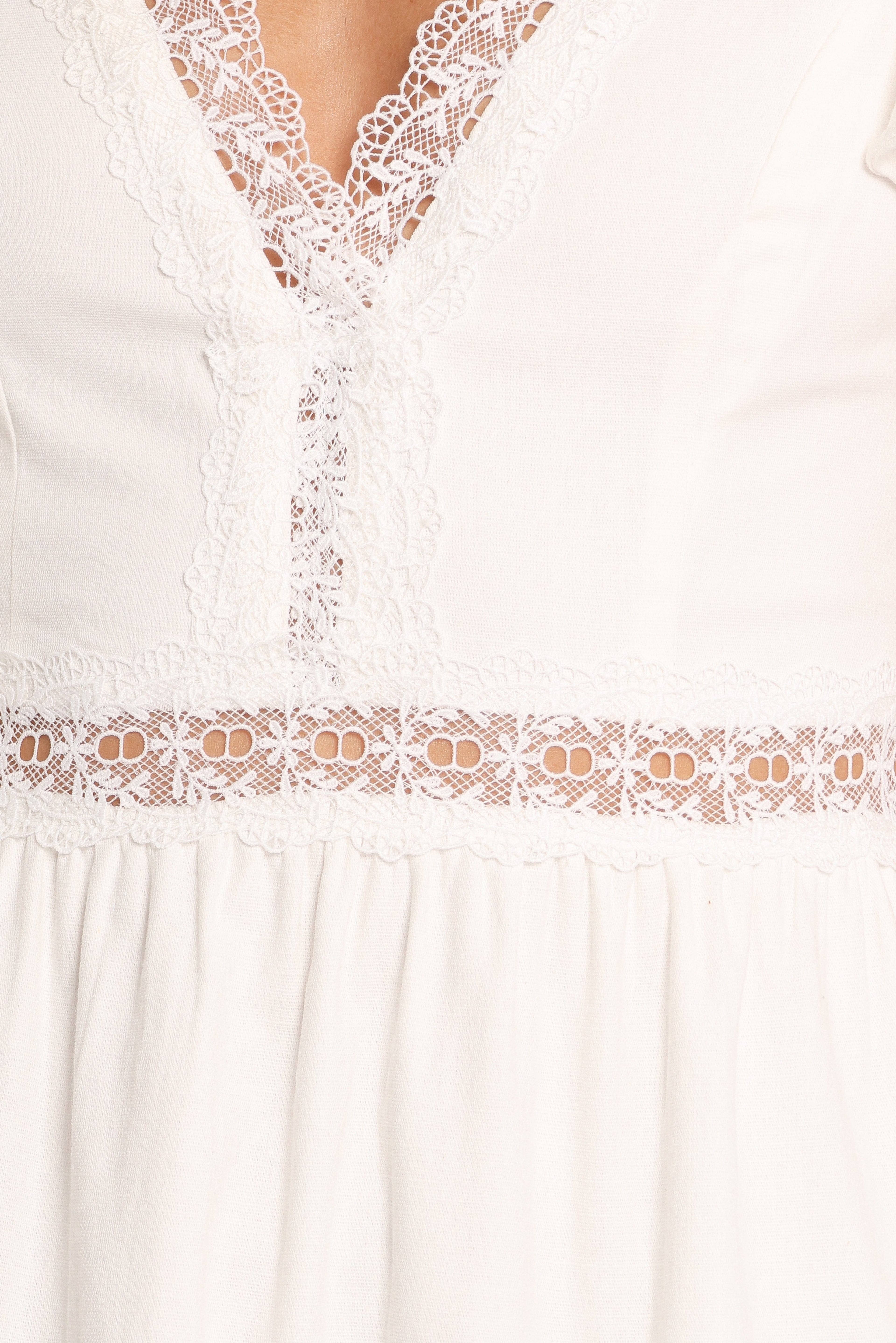 Minny Maxi Dress - Cream