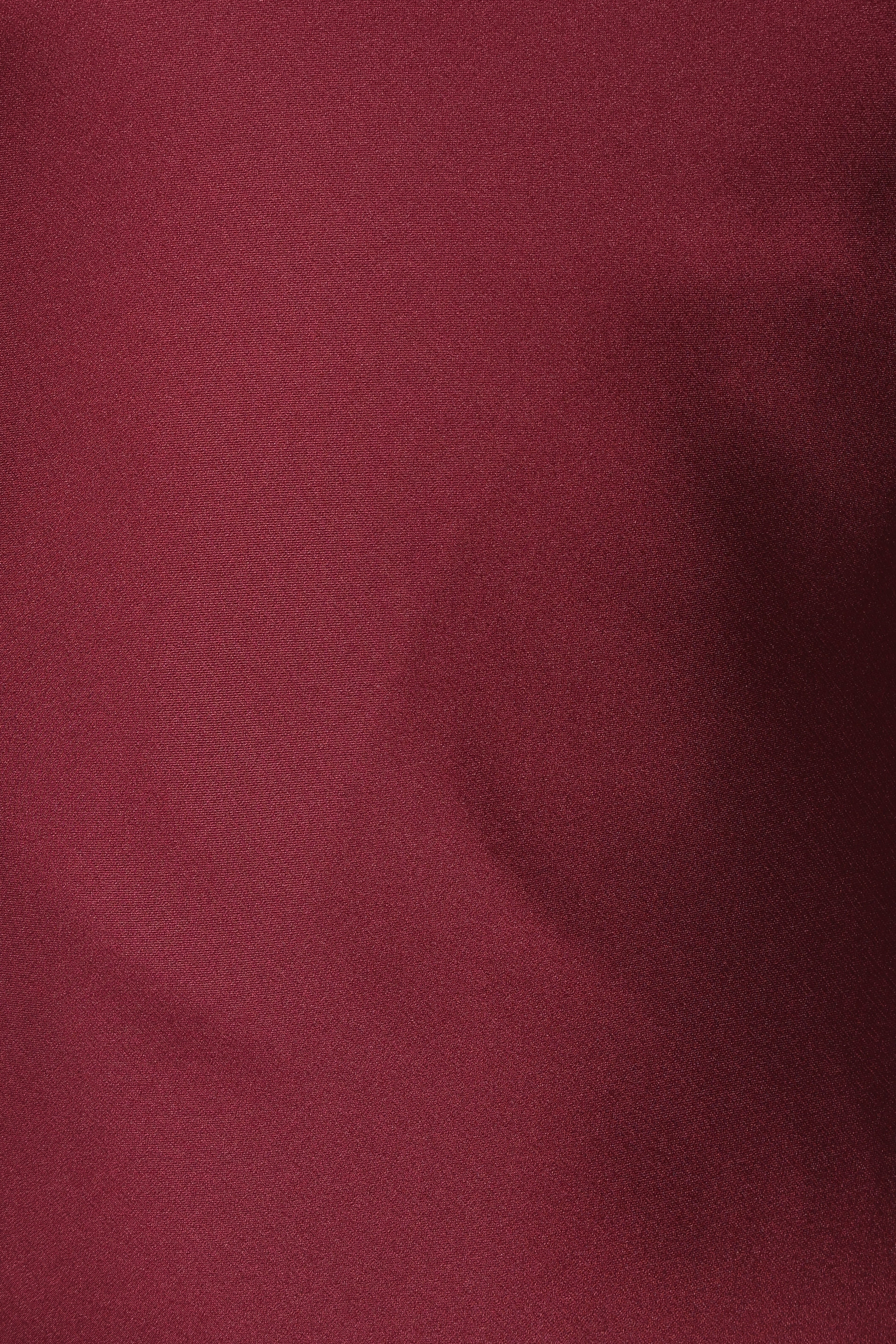 Moly One Shoulder Midi Dress - Wine