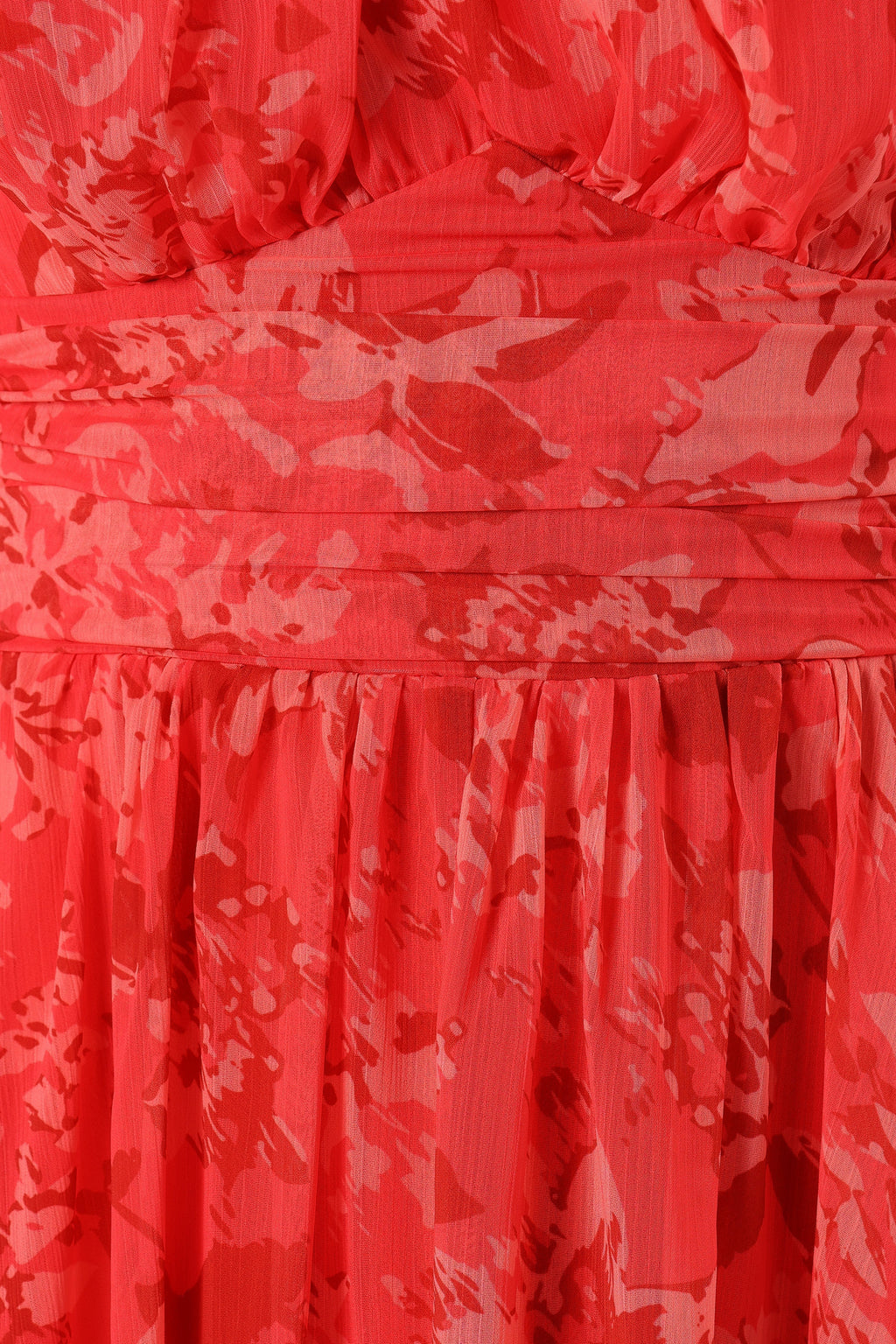 Primrose Halterneck Maxi Dress - Red Floral