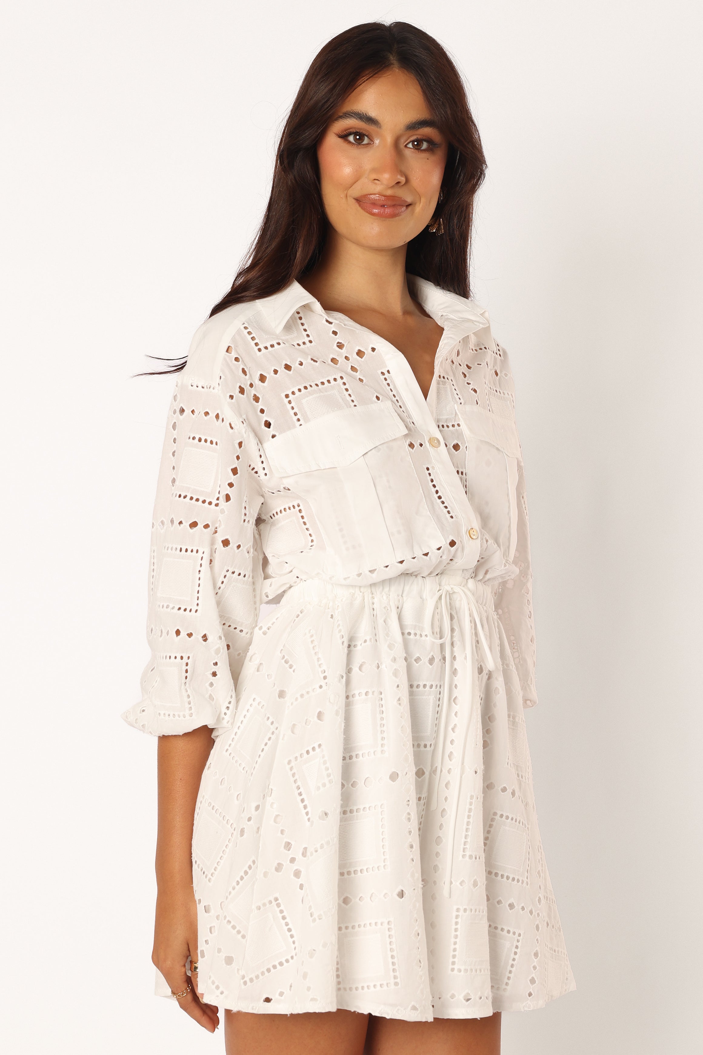Renn Mini Dress - White