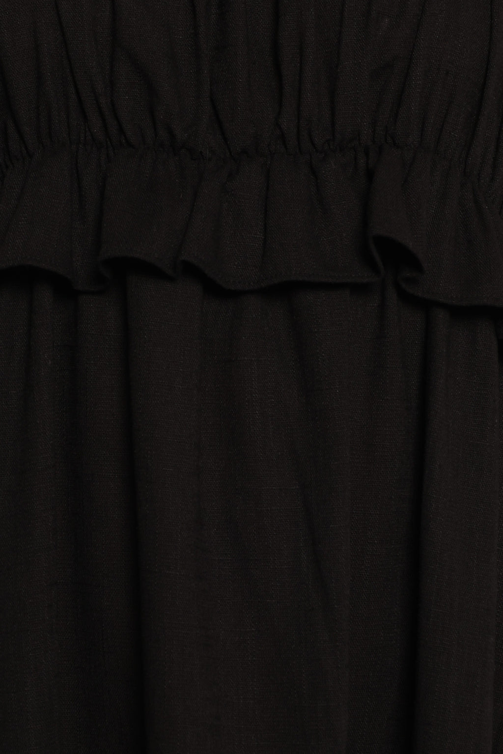 Ross Frill Strap Maxi Dress - Black