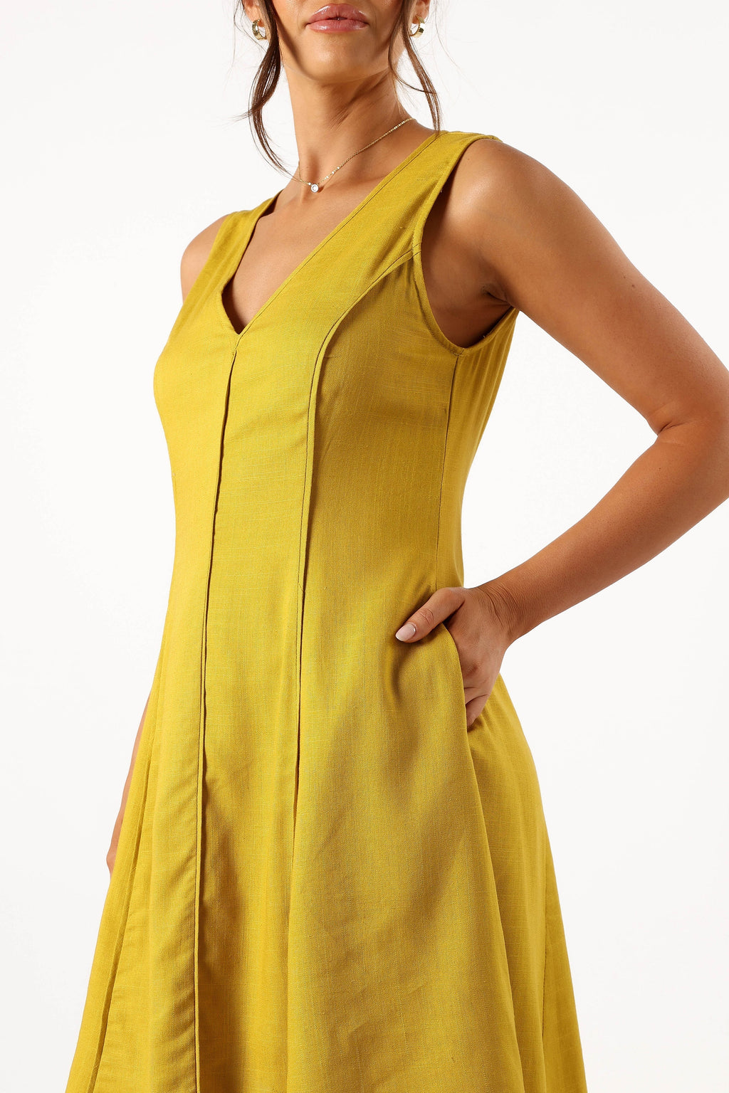 Rubes Mini Dress - Mustard