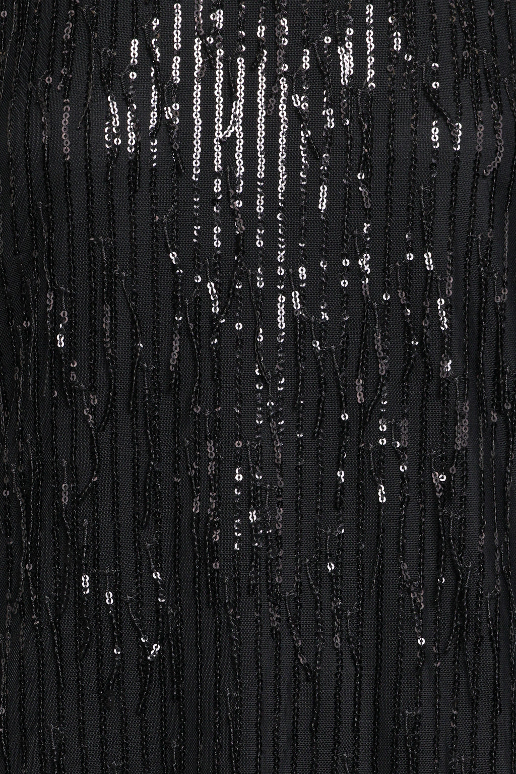 Serena Sequin Mini Dress - Black