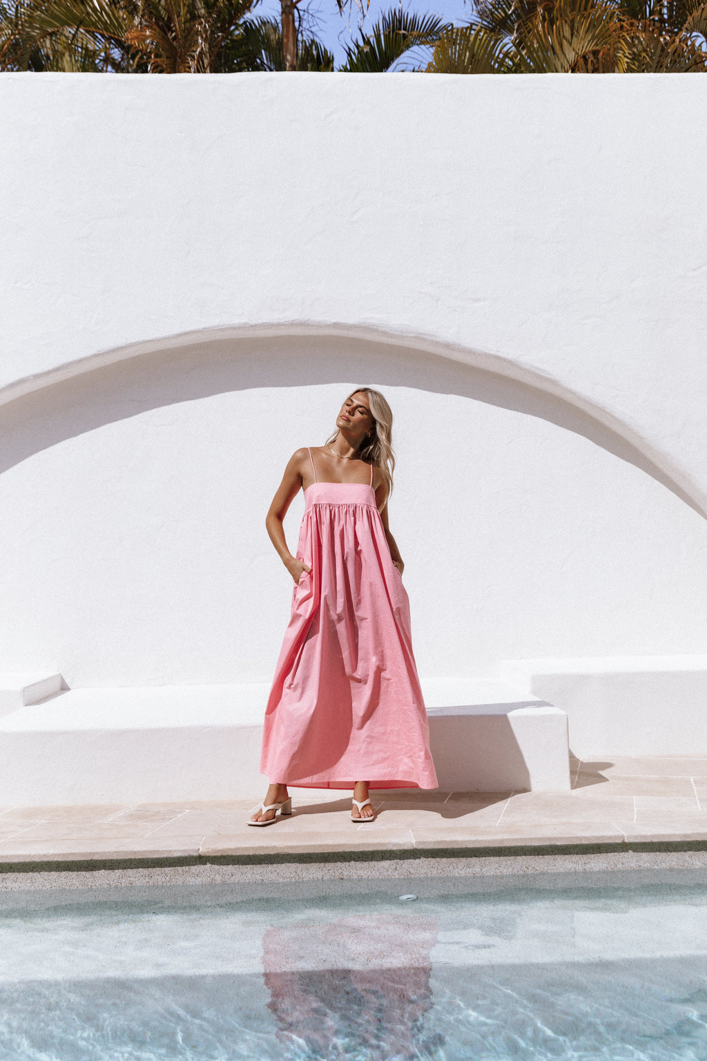 Serina Maxi Dress - Pink