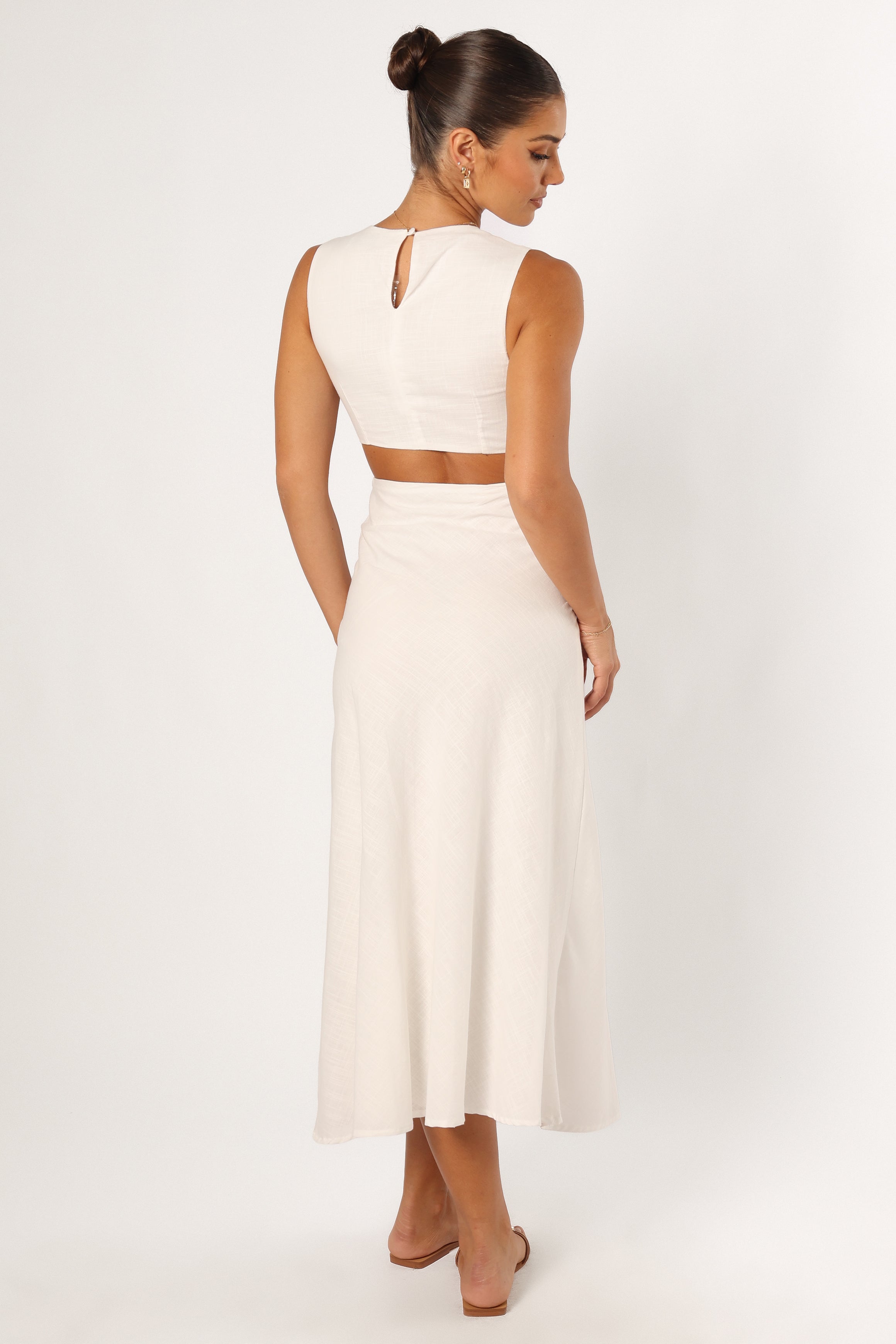 Sola Midi Dress - White