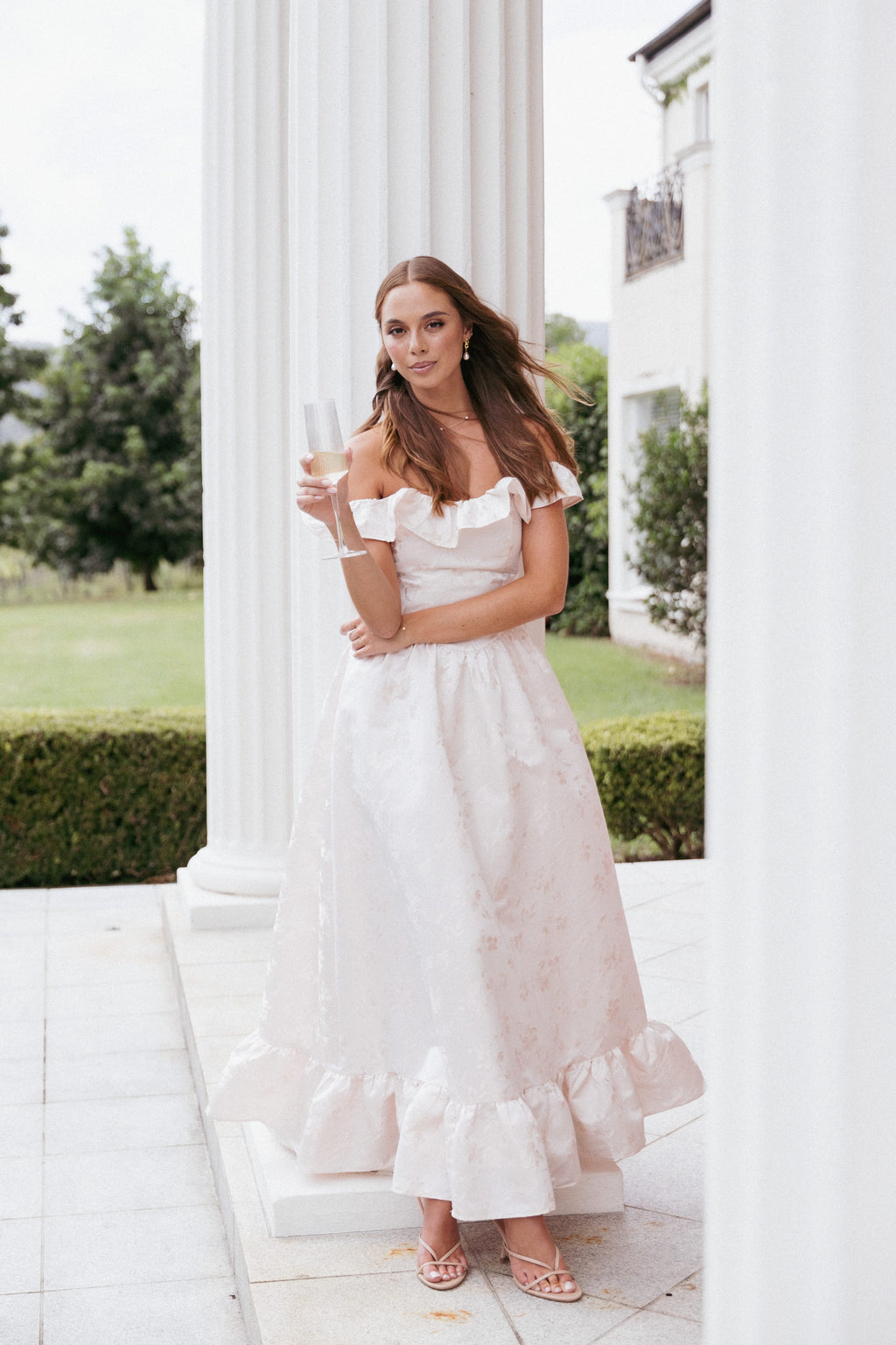 Vivien Maxi Dress - Pink