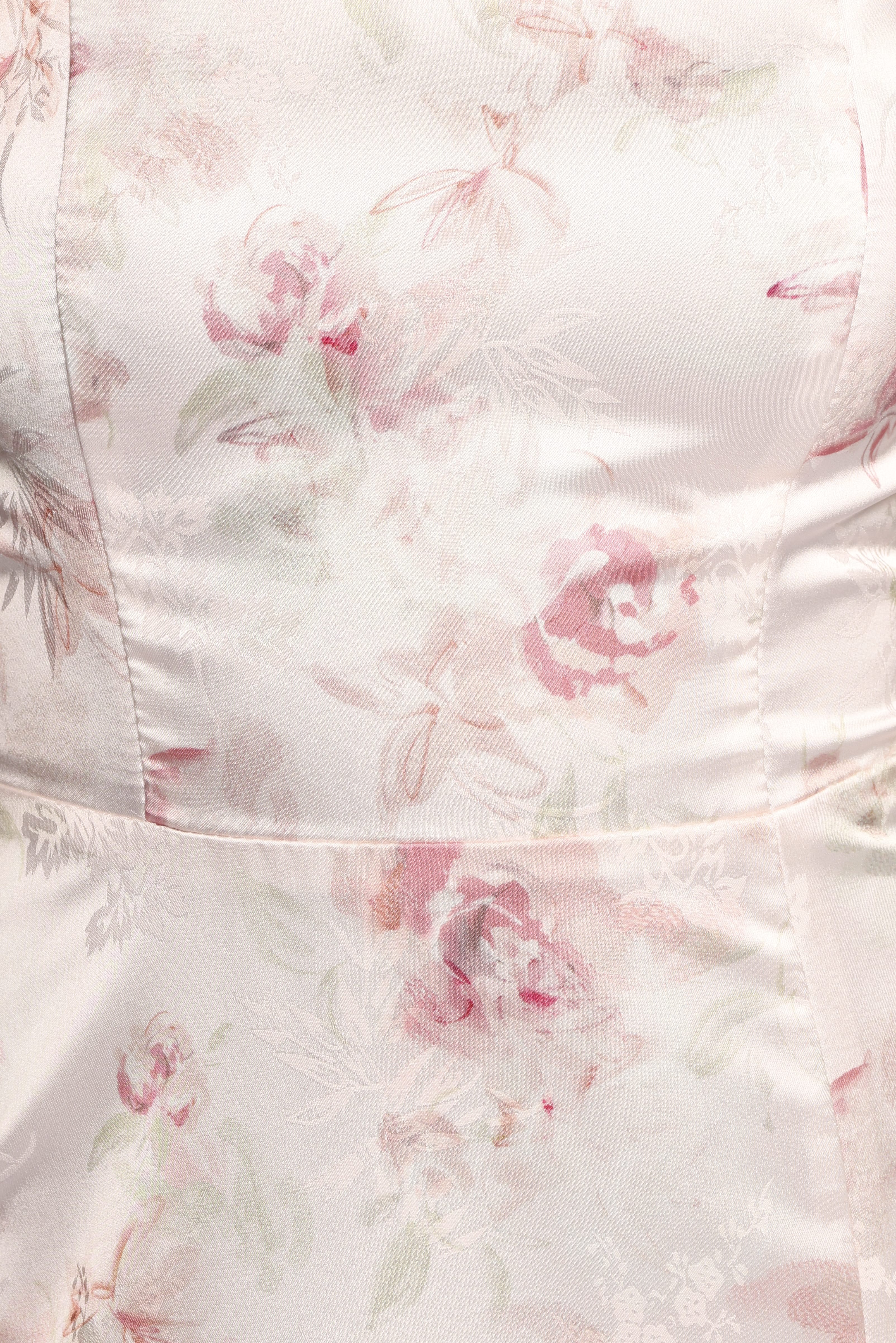 Zane Midi Dress - Pink Floral