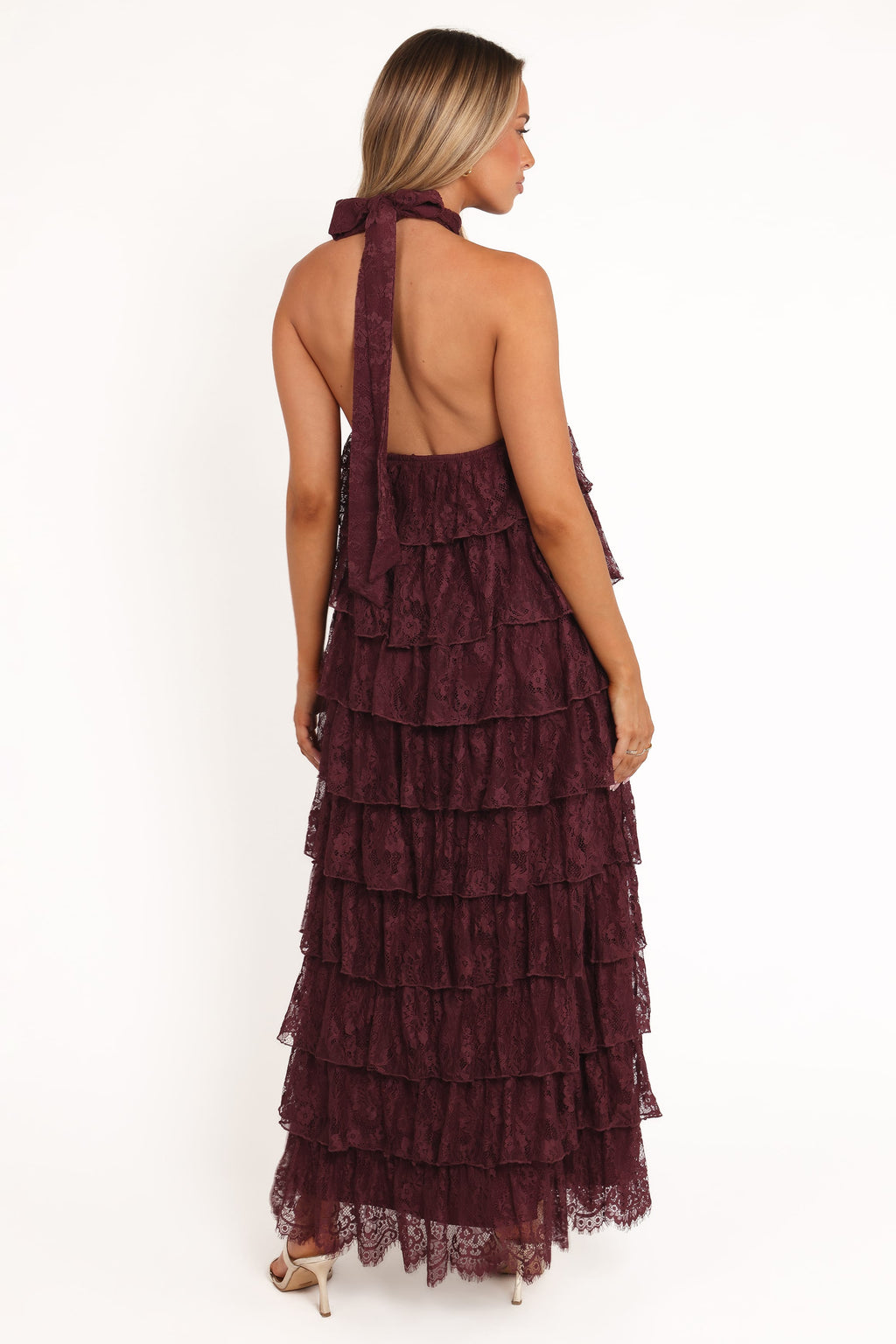 Zoella Maxi Dress - Cherry Lace
