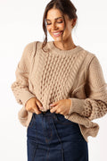 Bentley Knit Sweater - Oatmeal