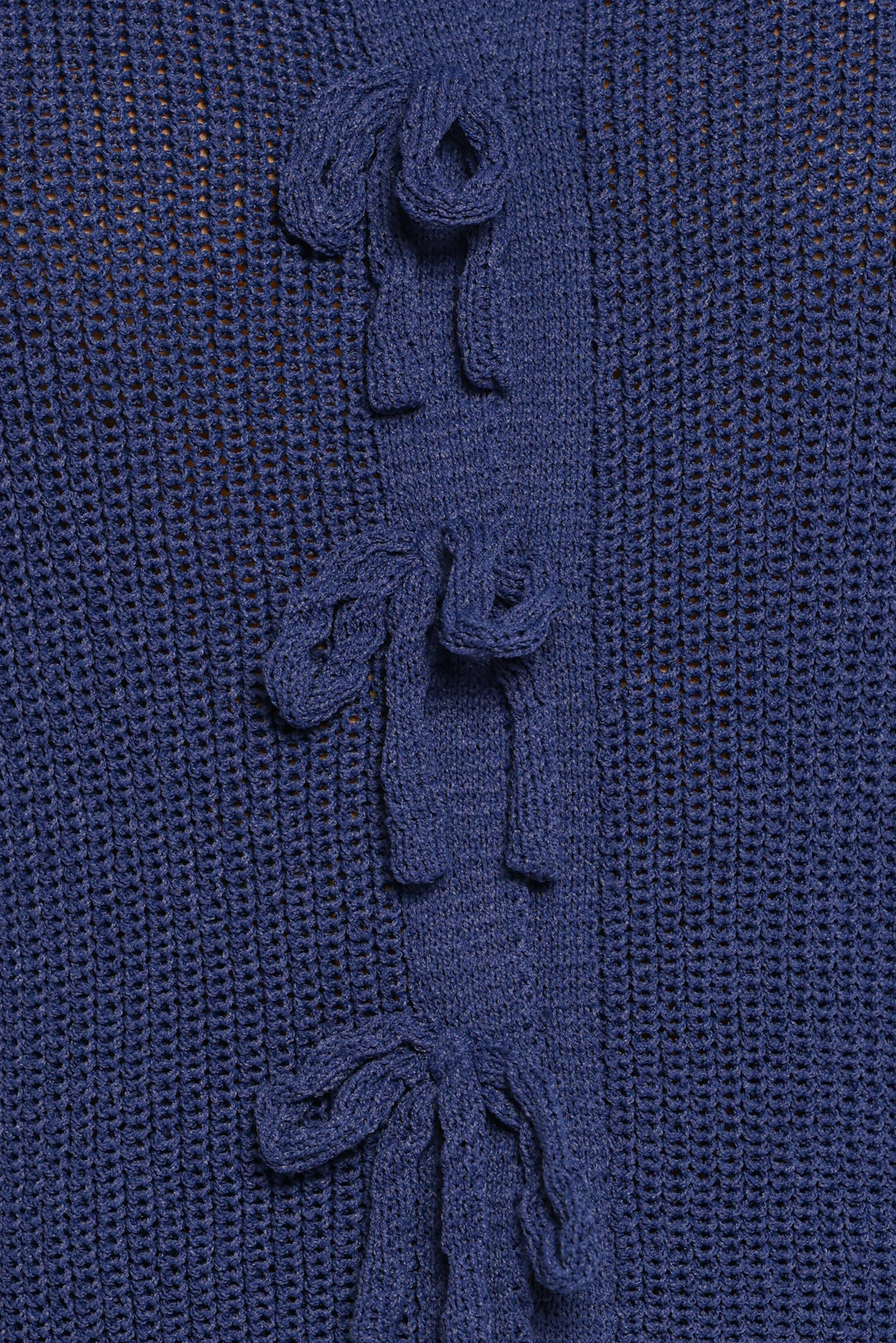 Gemma Short Sleeve Bow Cardigan - Navy