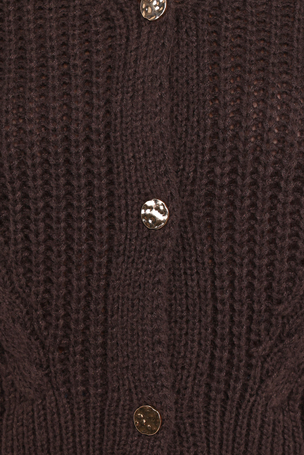 Henderson Thick Knit Cardigan - Brown