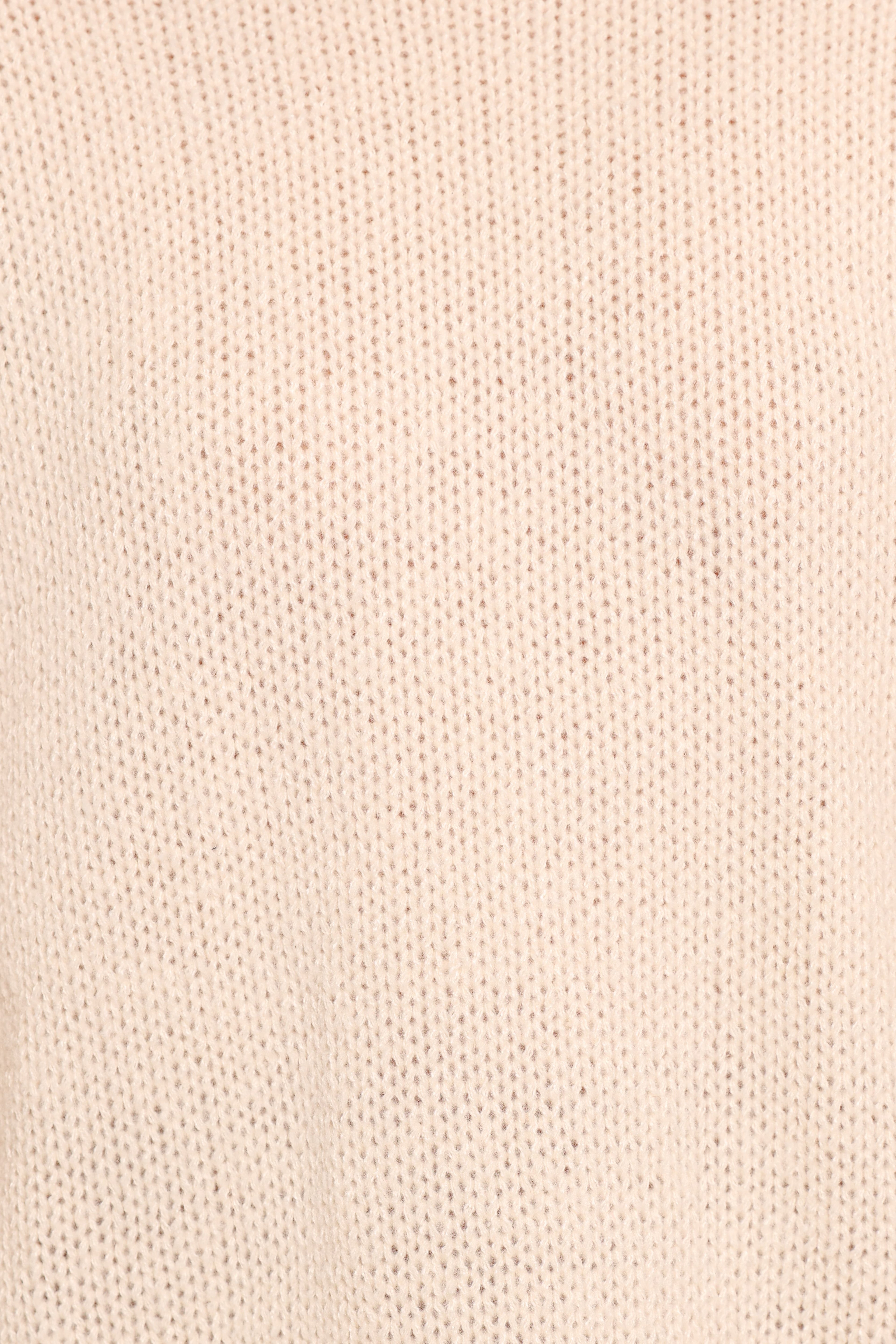 Lover Tie Sleeve Knit Sweater - Ivory