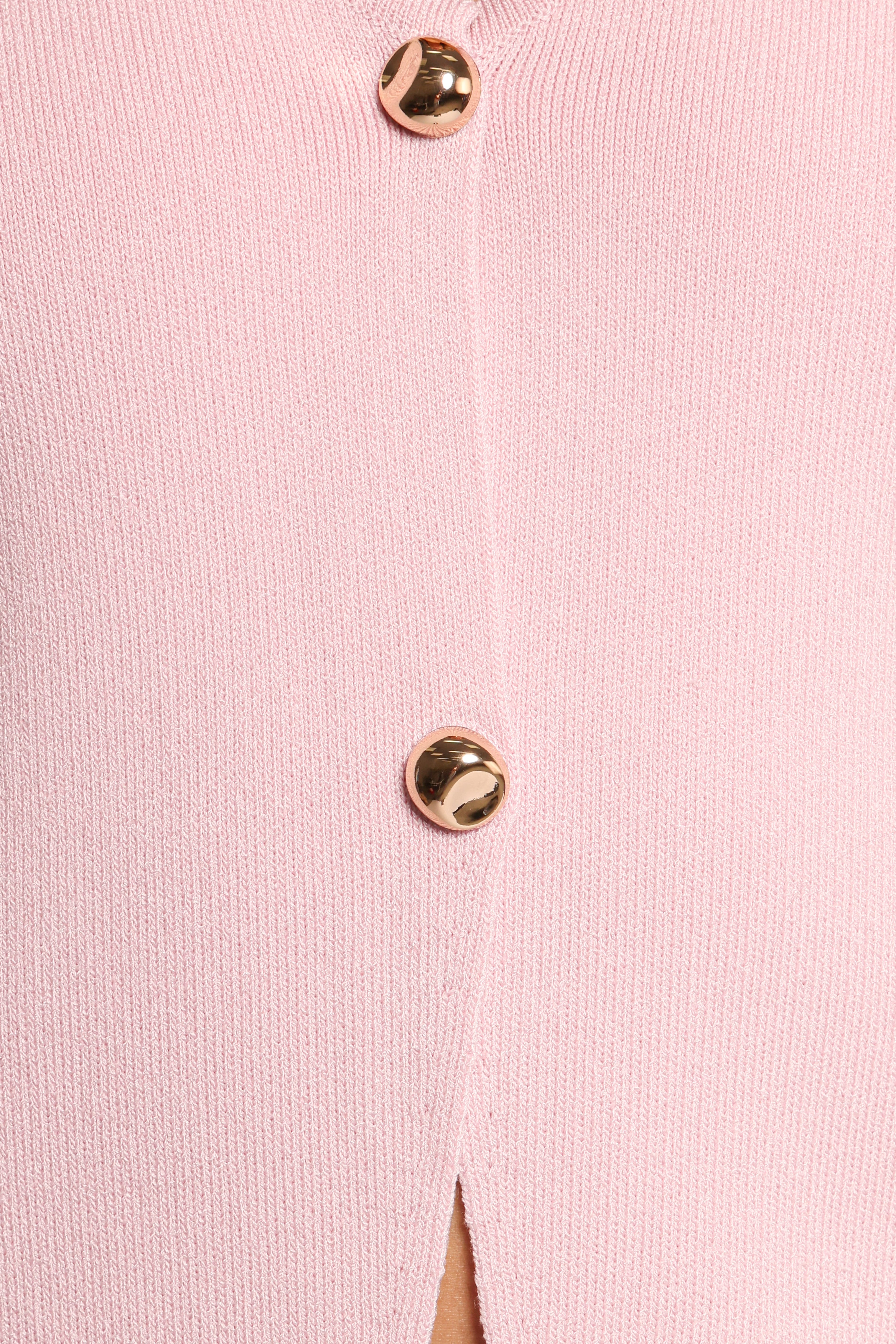 Perla Knit Cardigan - Pink