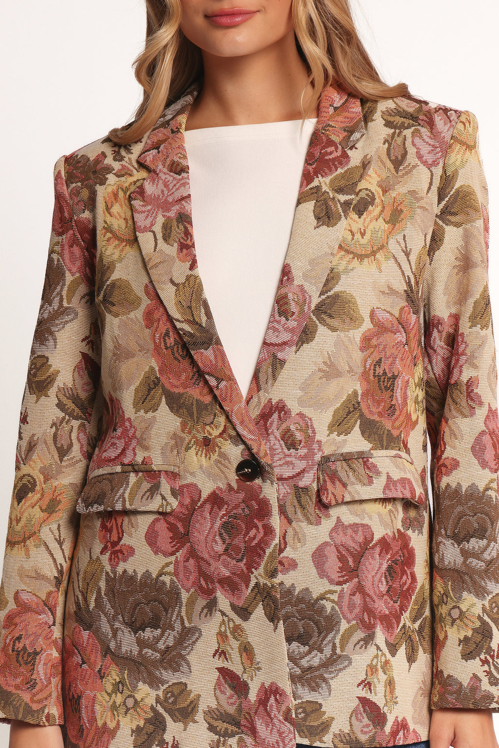 Dawn Oversized Blazer - Floral