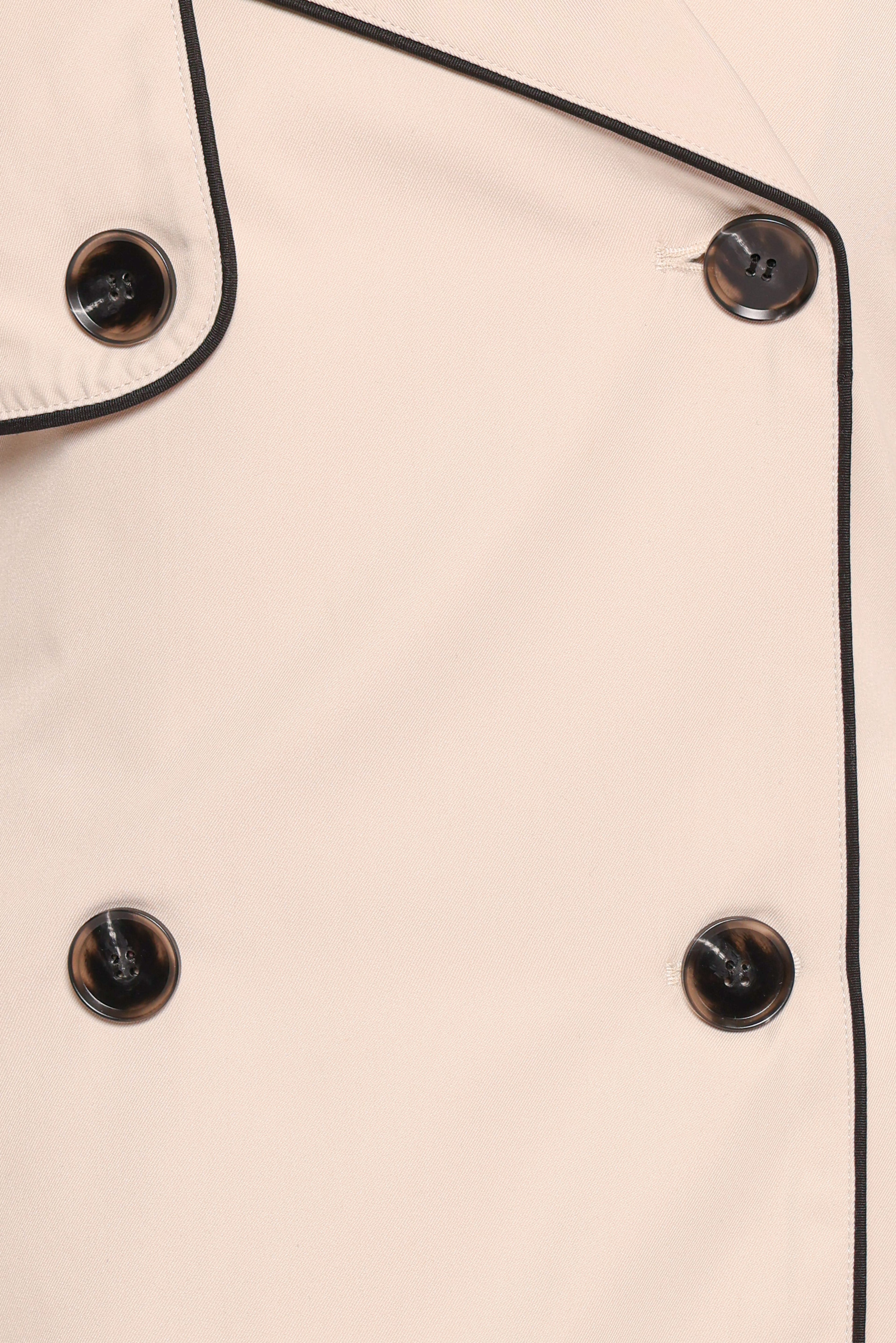 Franklin Cropped Trench - Ecru