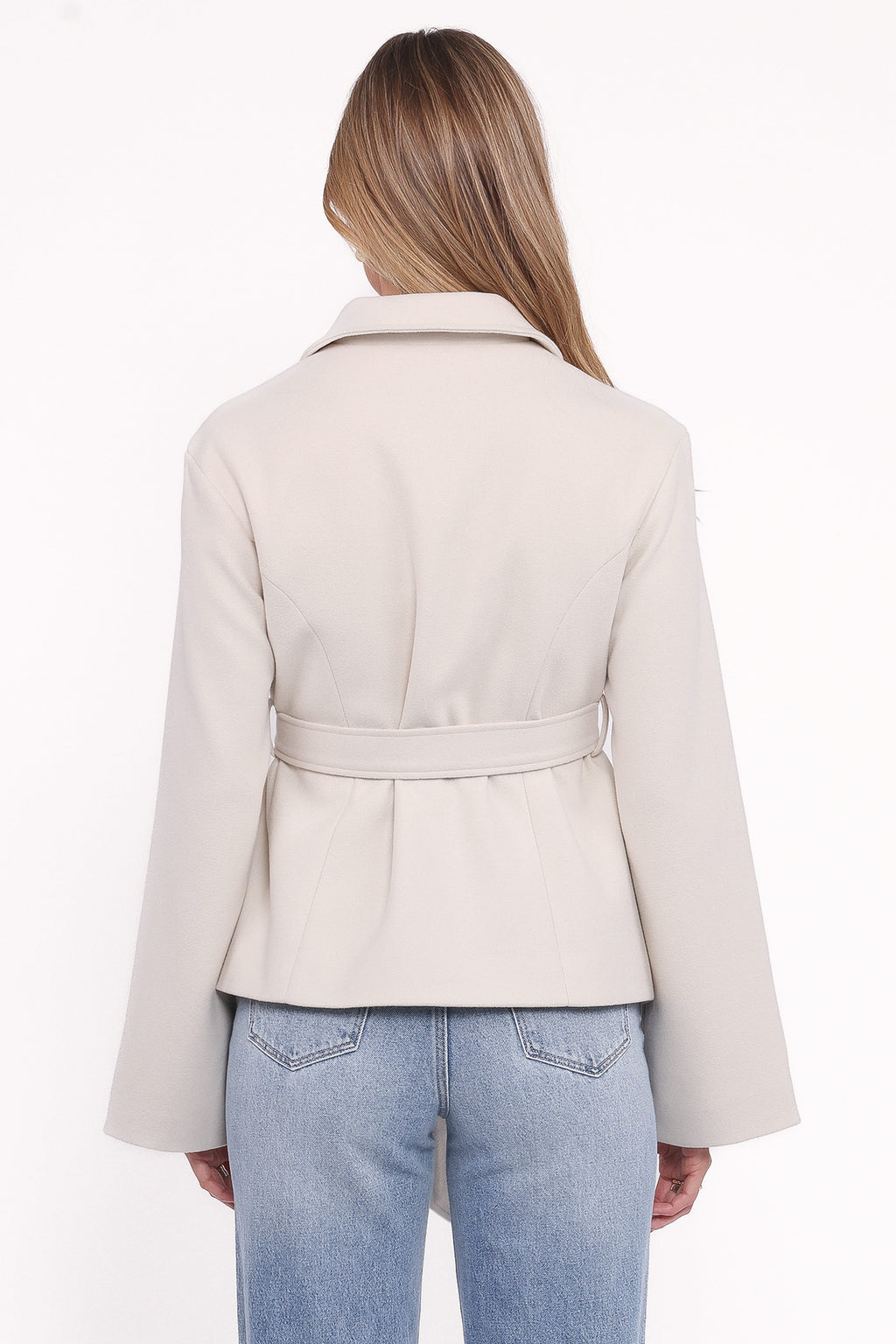 Halston Coat - Cream