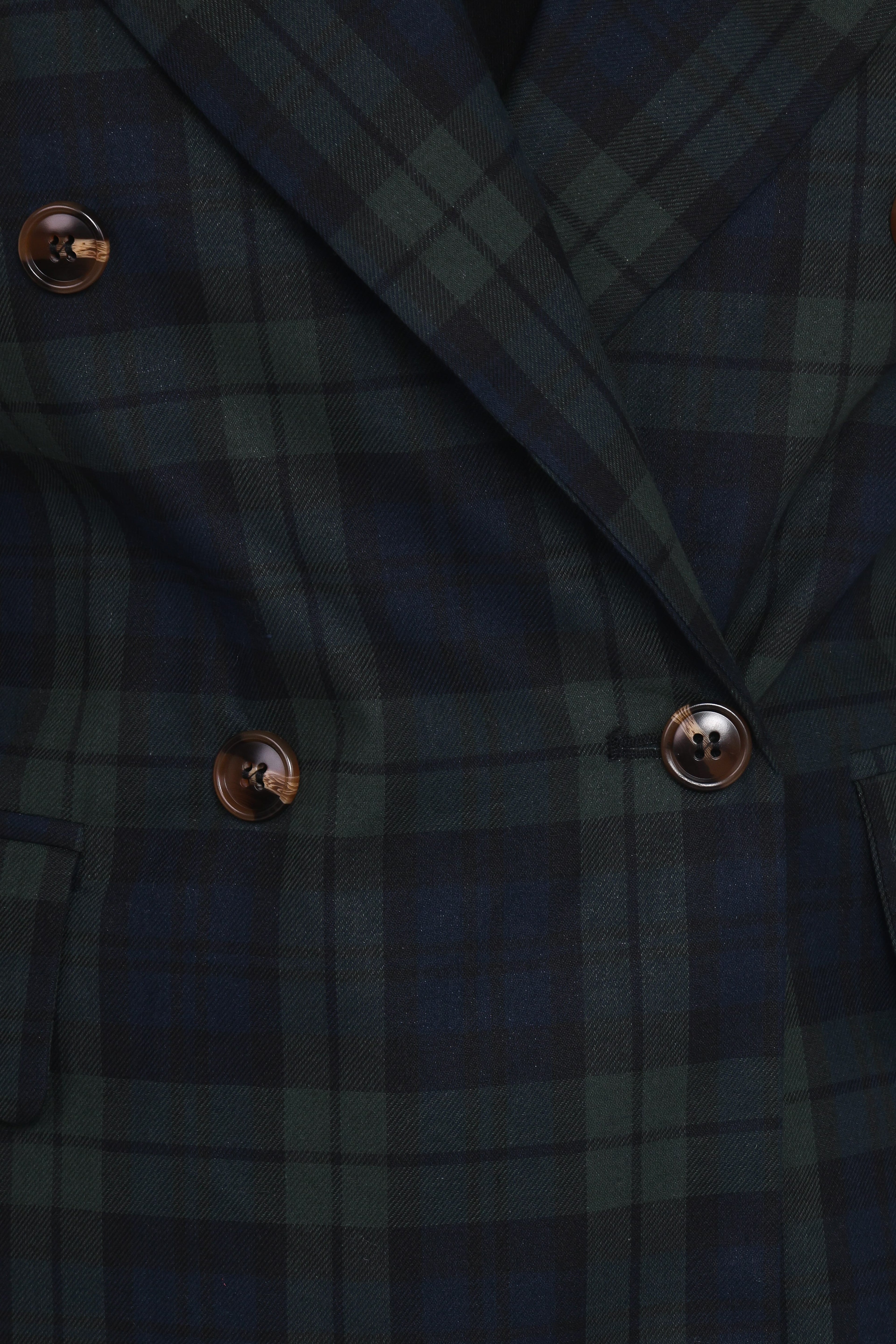 Juliette Blazer - Green Plaid