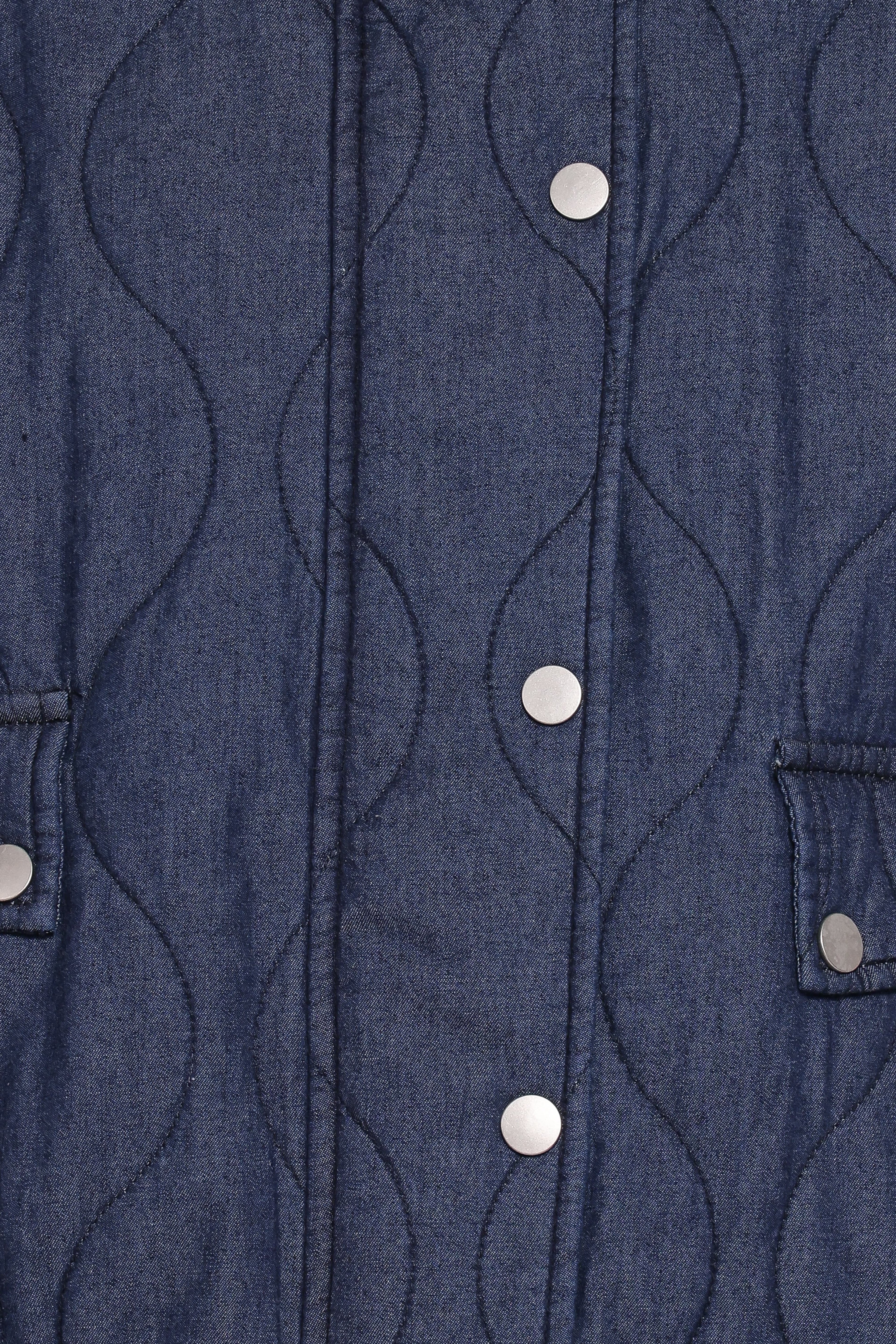 Keah Quilted Jacket - Navy