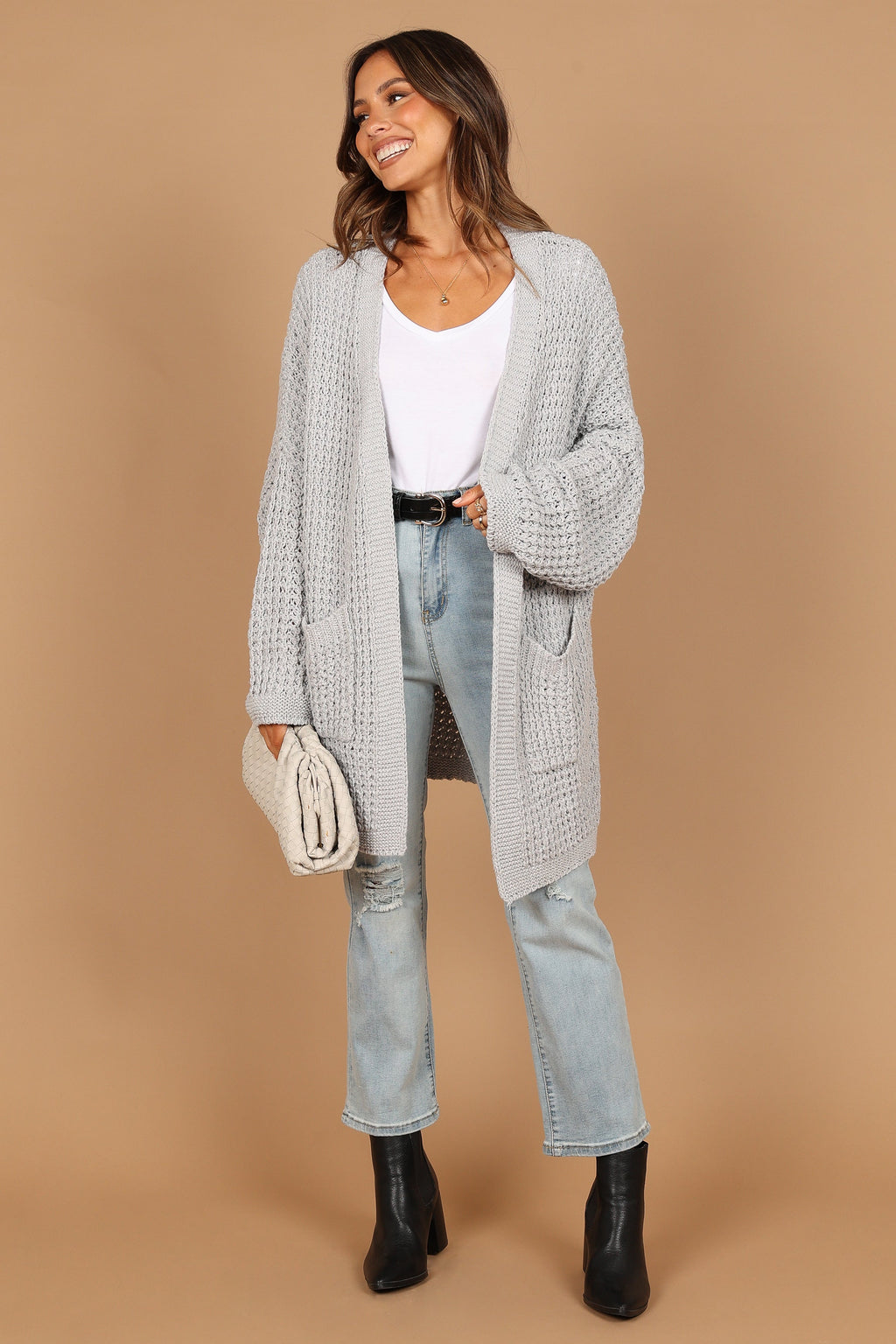 Leyonie Cardigan - Grey