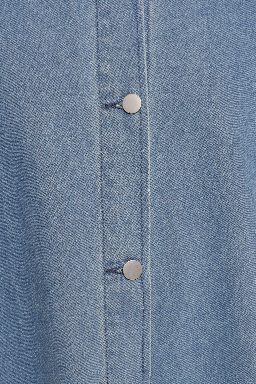 Novan Oversized Shacket - Denim