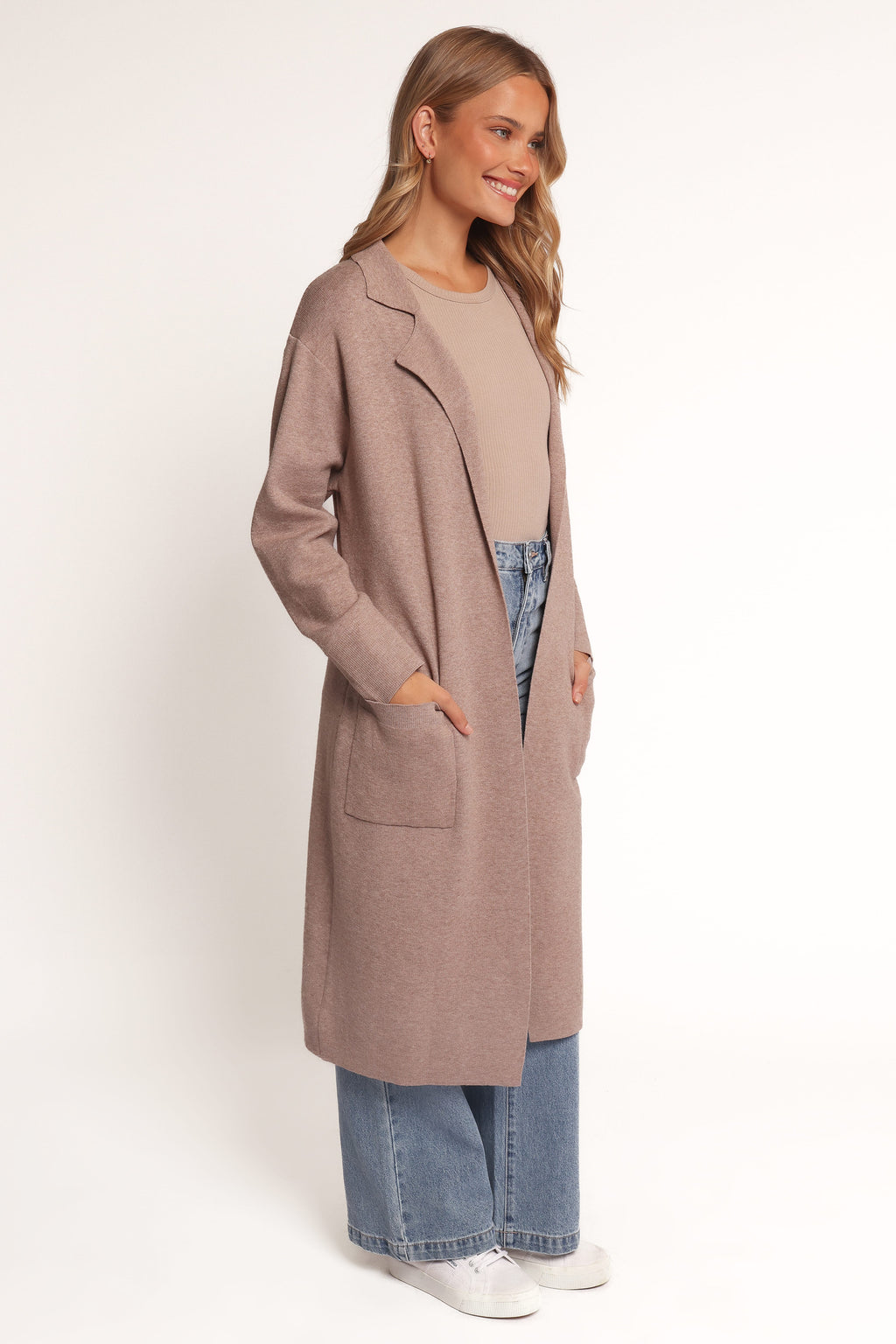 Venda Coatigan - Light Brown