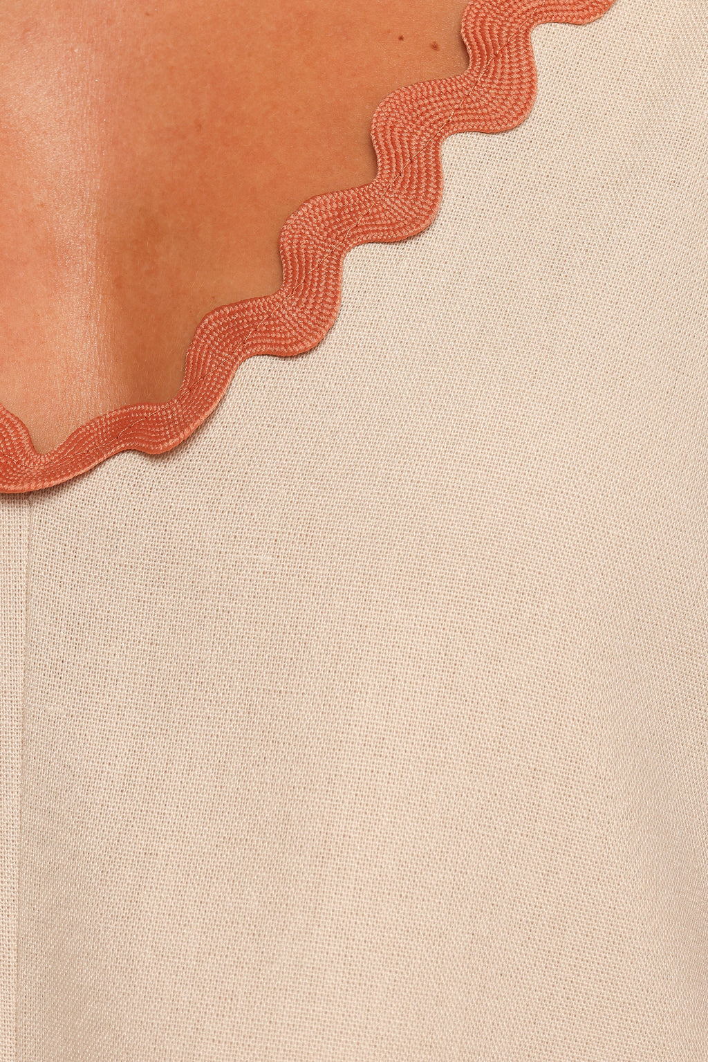 Aoife Romper - Natural Tan
