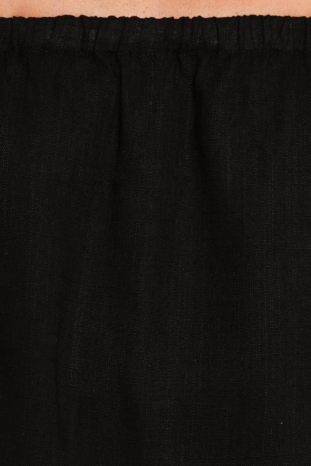 Kristia Strapless Romper - Black