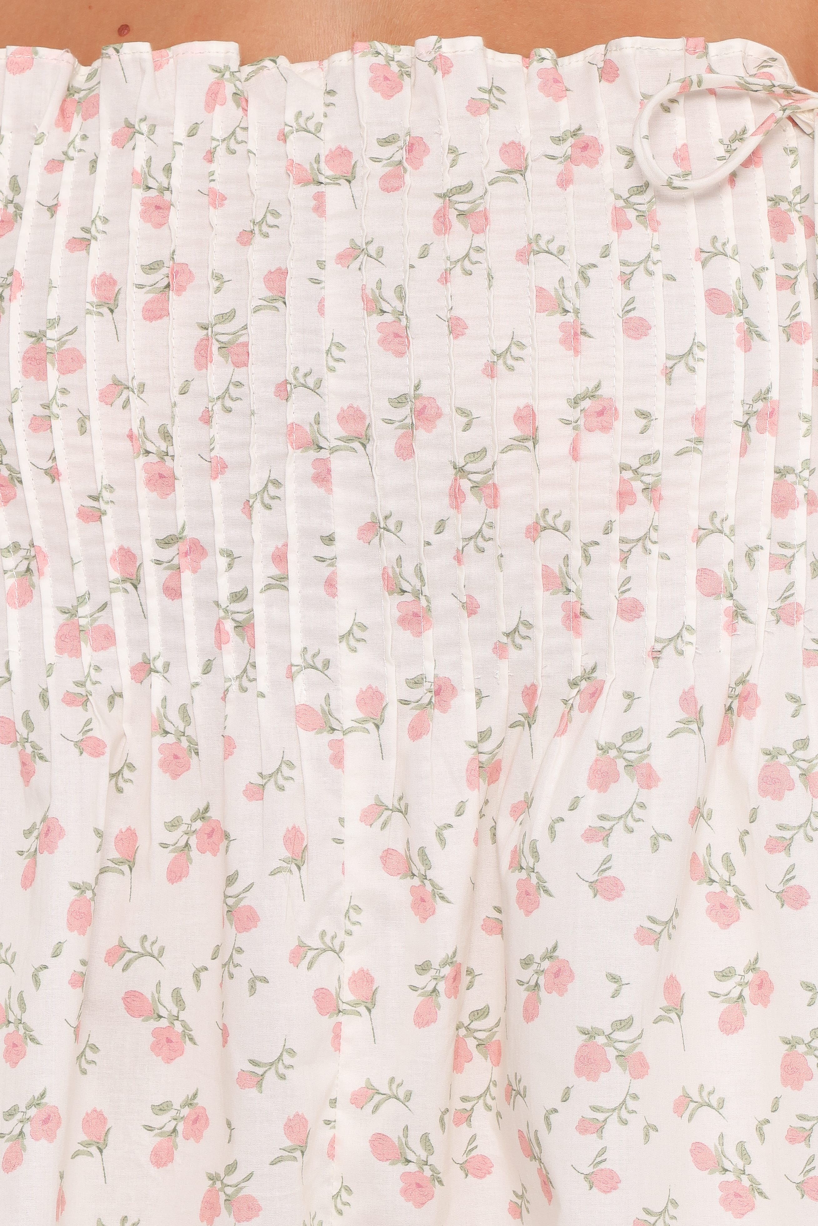 Liora Romper - Peach Ditsy Floral