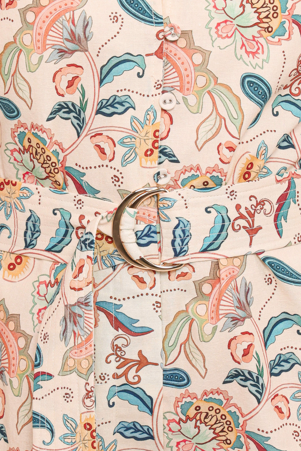 Soul Belted Romper - Paisley