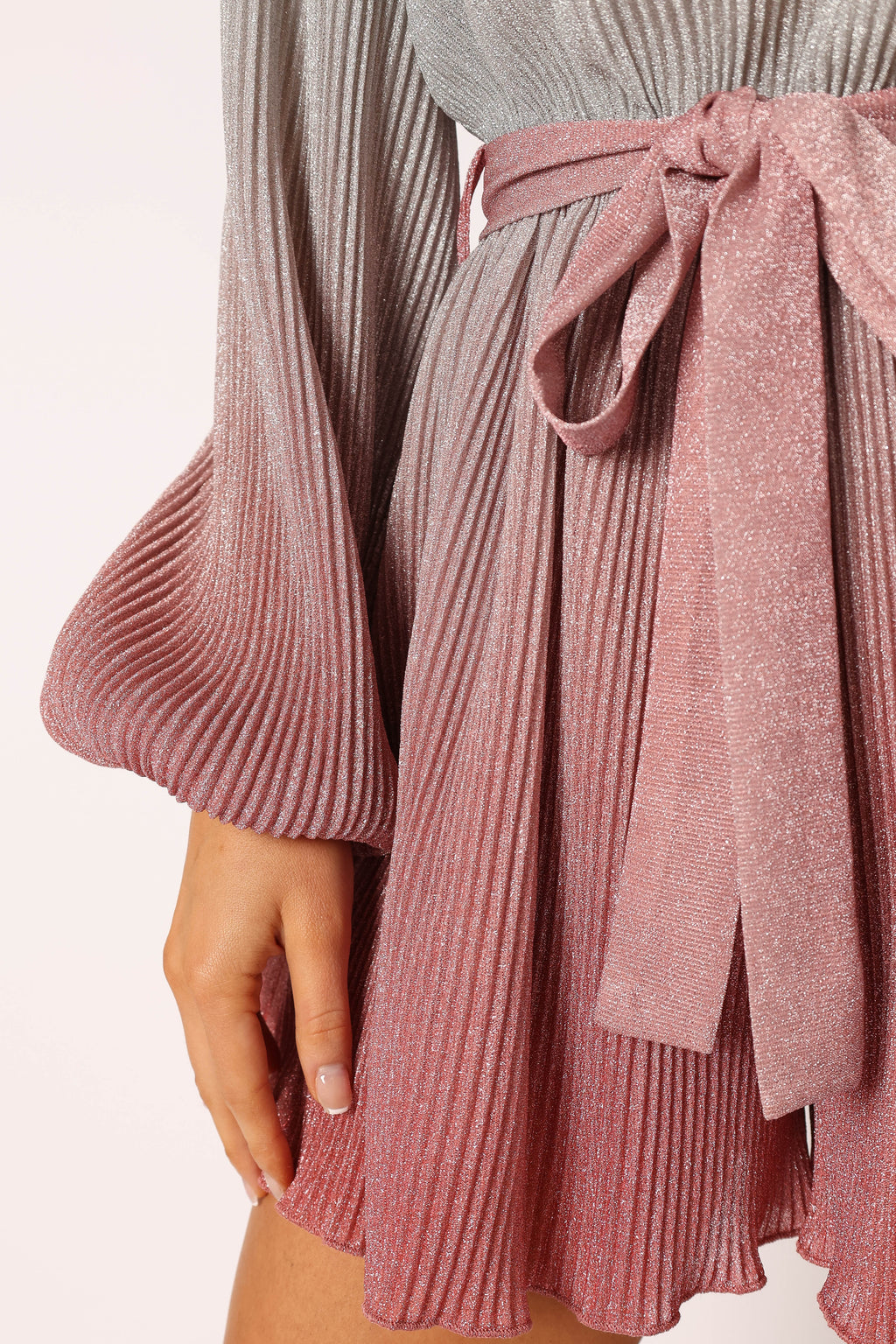 Rebecca Gradient Romper - Pink