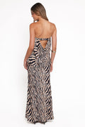 Agnes Skirt Set - Brown Zebra