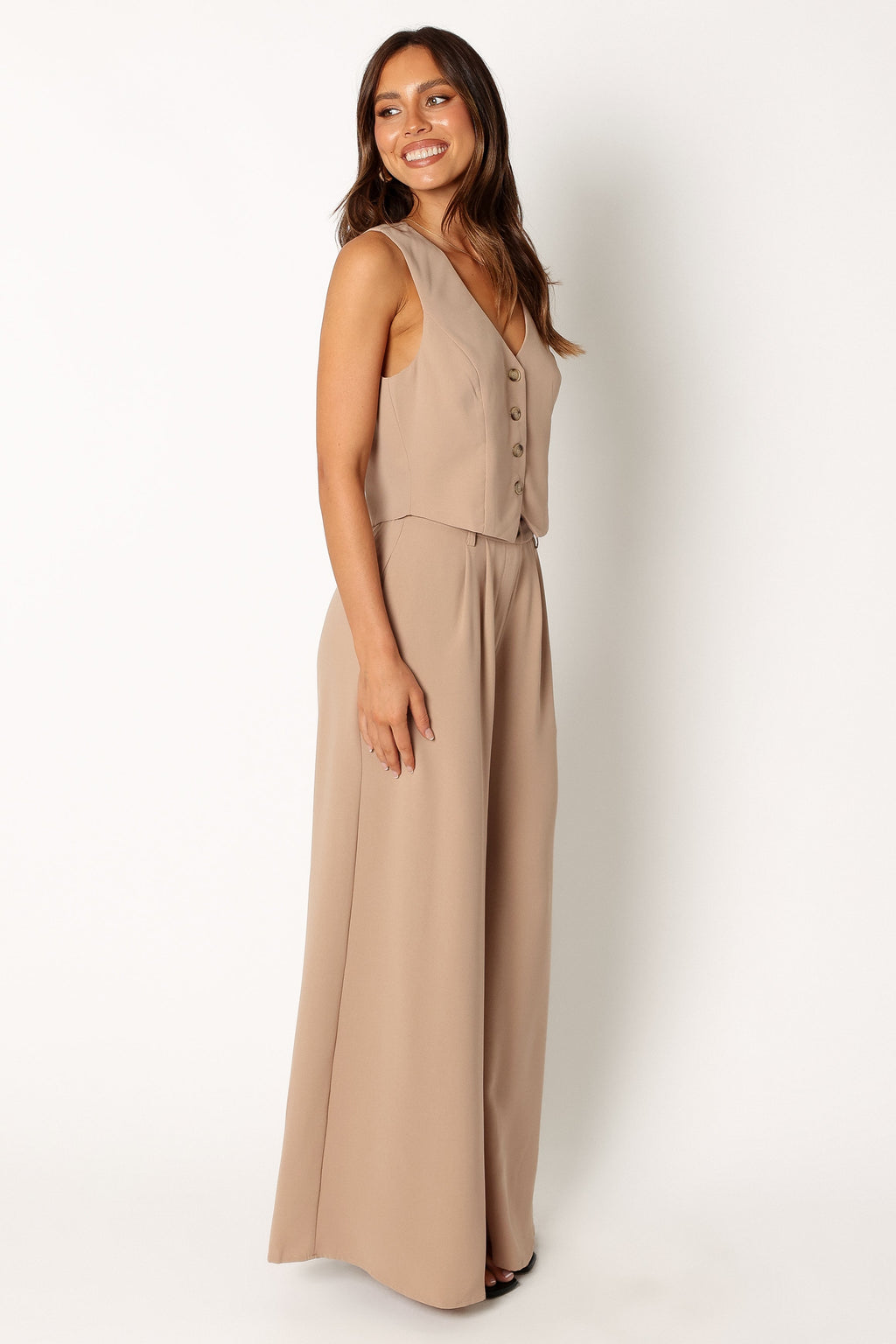 Camille Two Piece Set - Beige