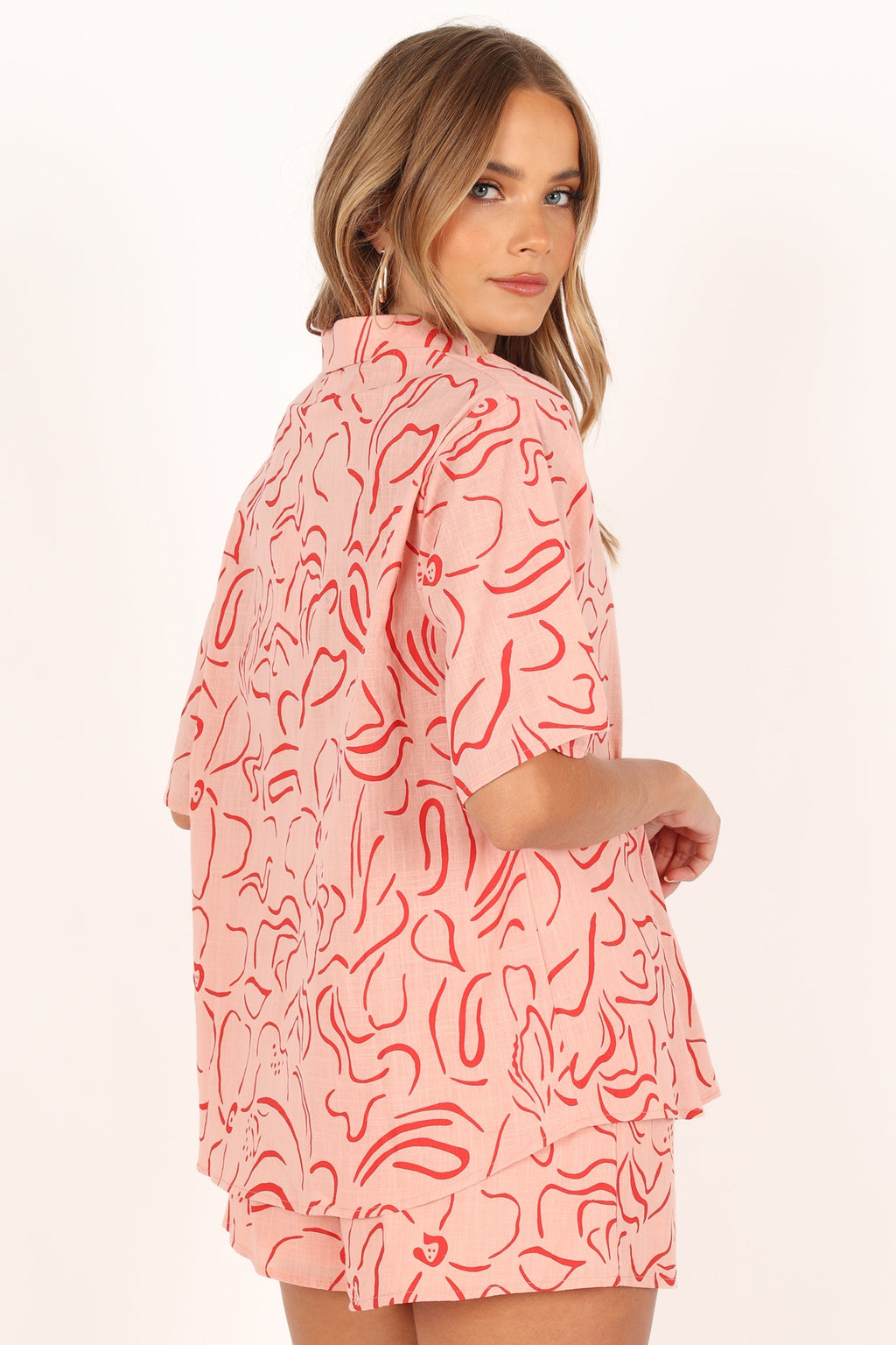Flower Power Short Set - Pink