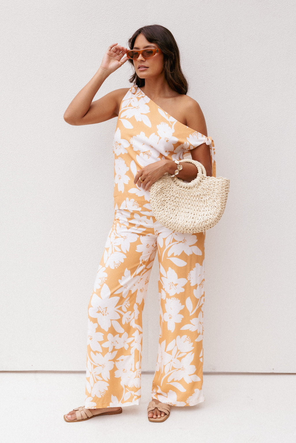 Flynn Pant Set - Yellow Floral