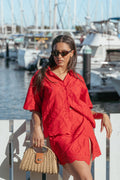 Gallie Skirt Set - Red