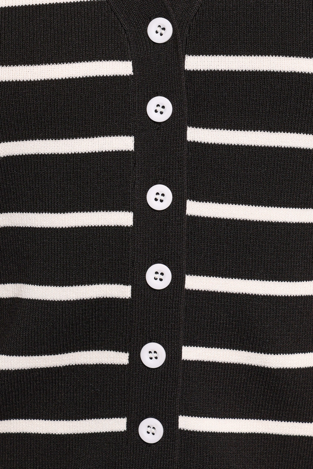 Juna Knitted Pant Set - Black White Stripe