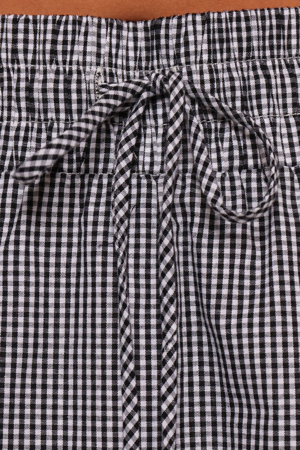 Luna Skirt Set - Black White Gingham