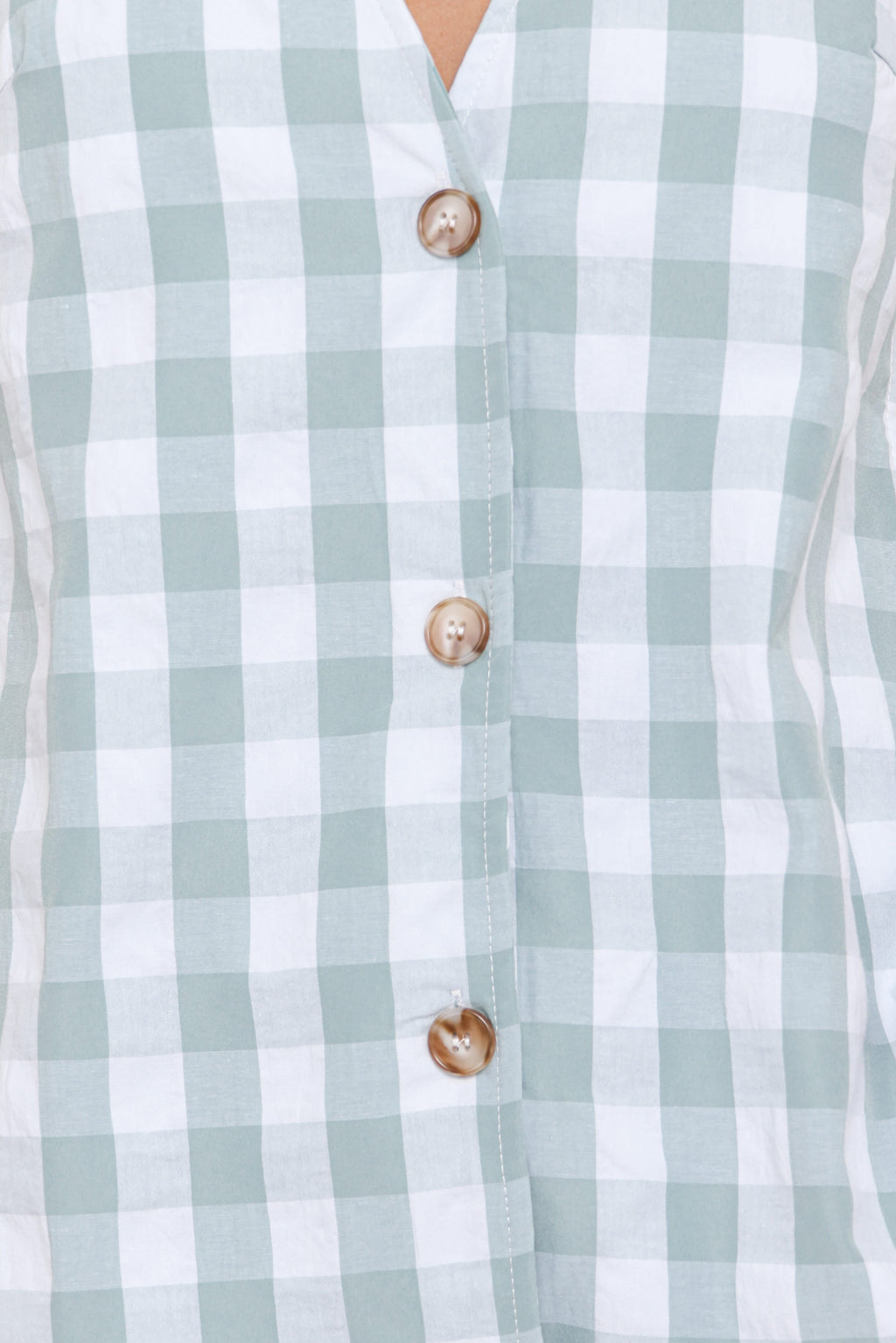 Miller Short Set - Sage Gingham