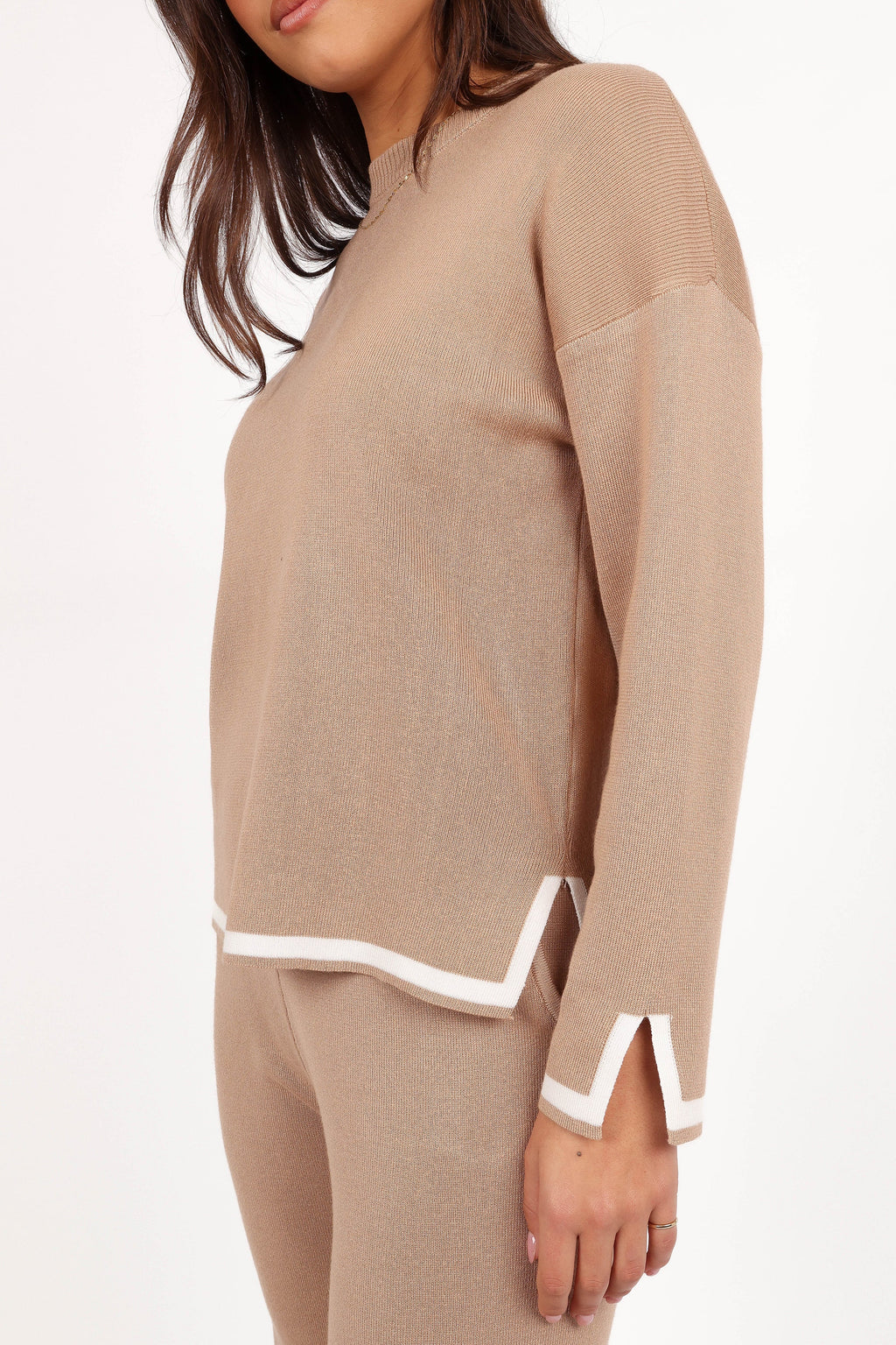 Nathan Two Piece Knit Set - Latte