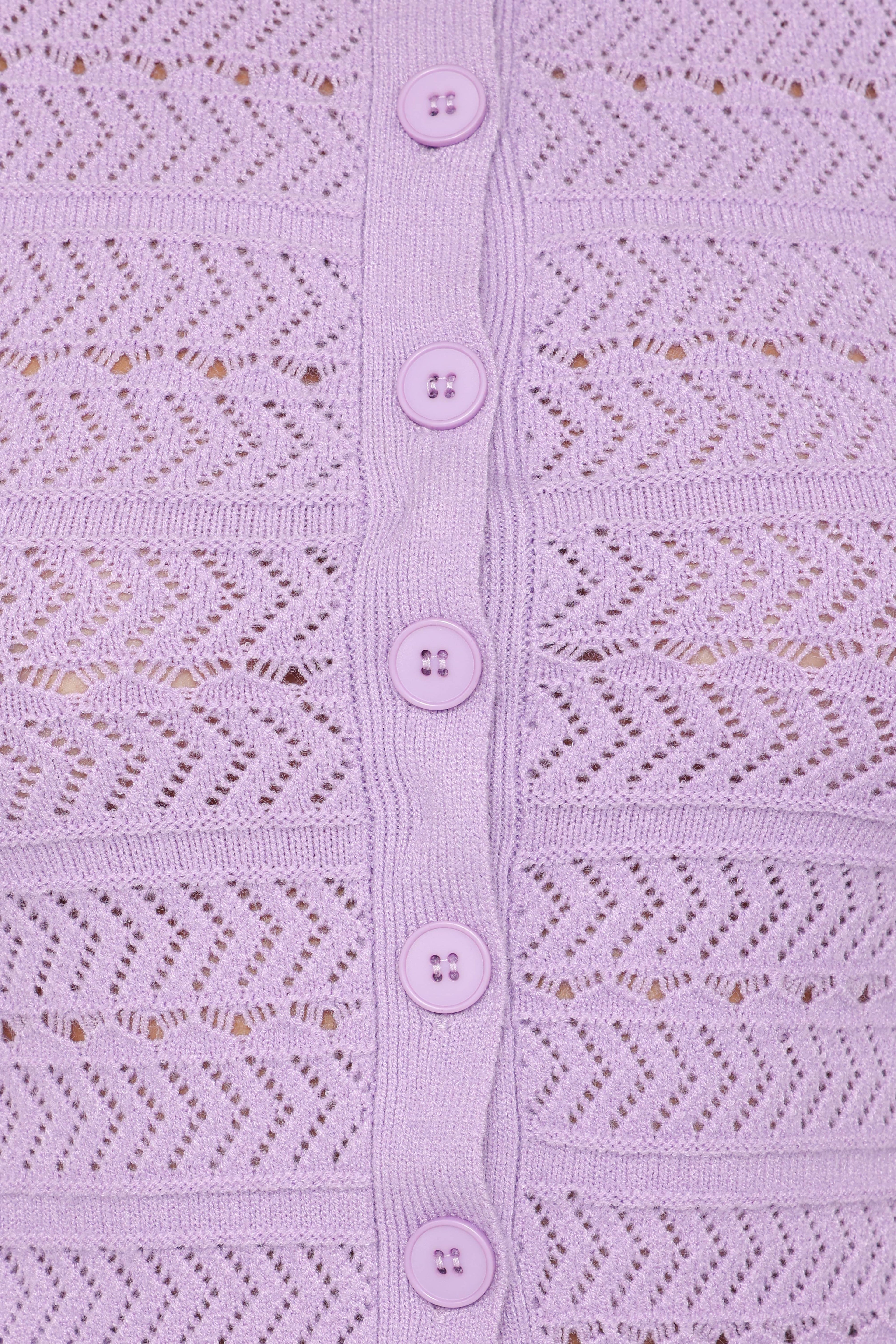 Paige Knit Skirt Set - Lilac
